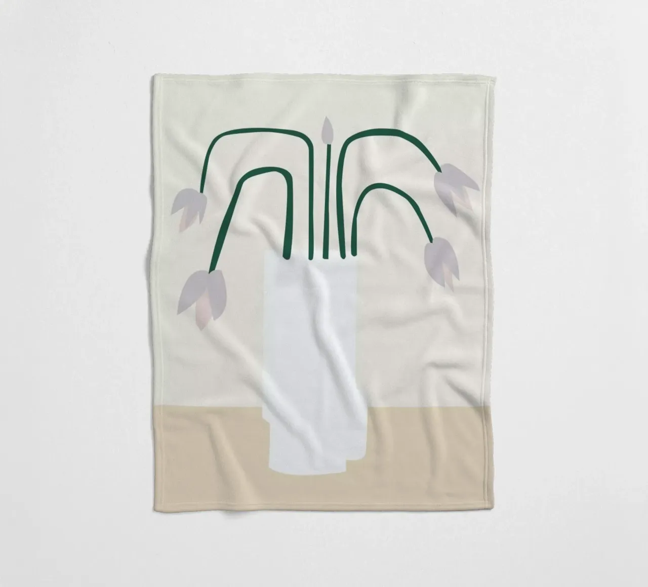 Flower Fleecedecke von Helena Ravenne