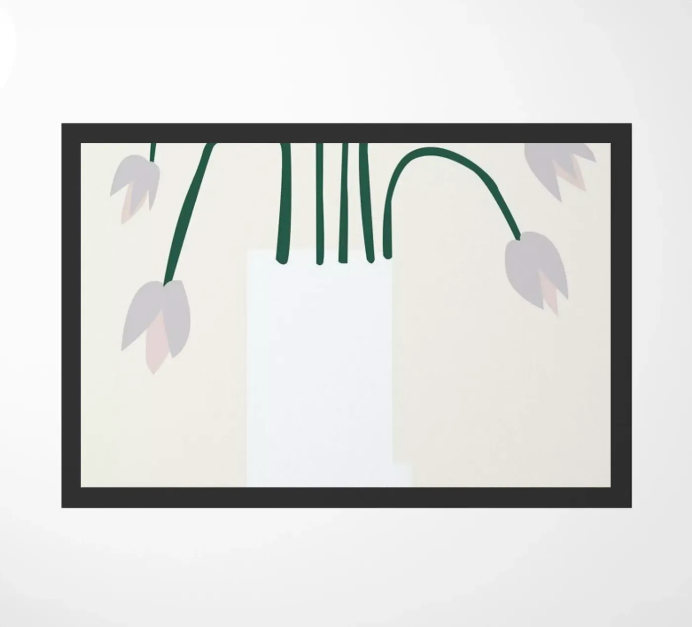 Flower deurmat van Helena Ravenne