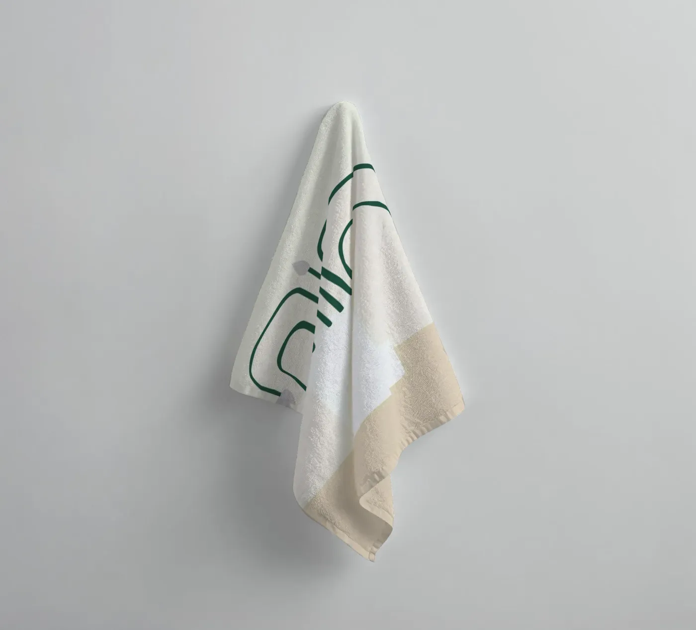 Flower badhanddoek van Helena Ravenne