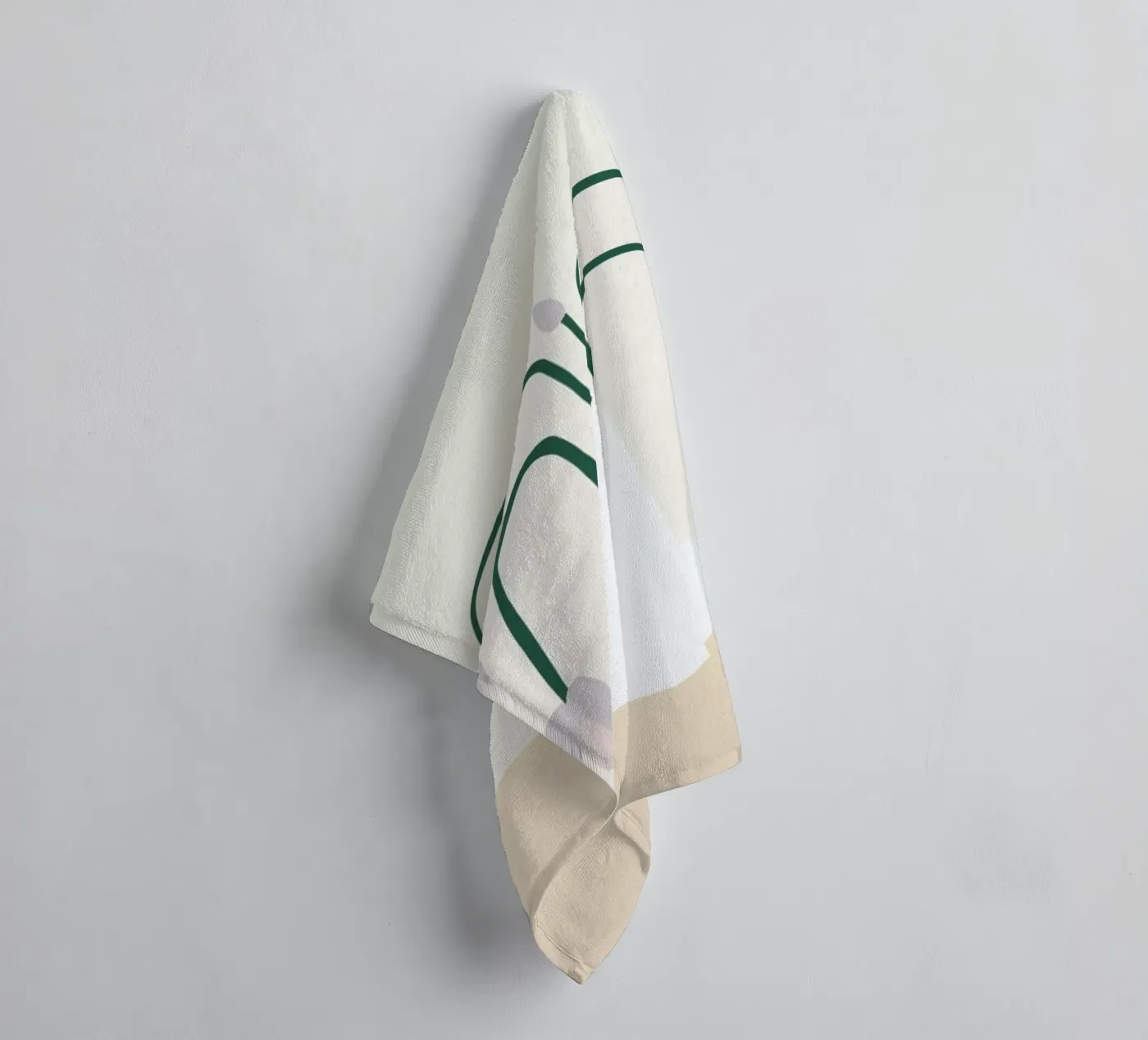 Flower badhanddoek van Helena Ravenne