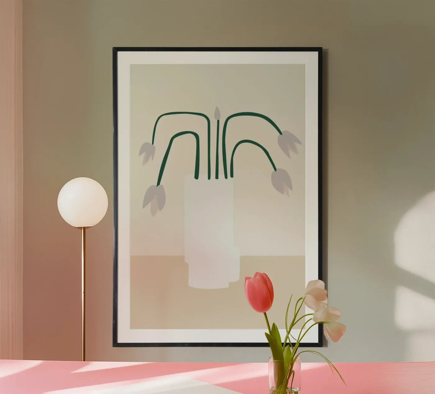 Flower poster van Helena Ravenne