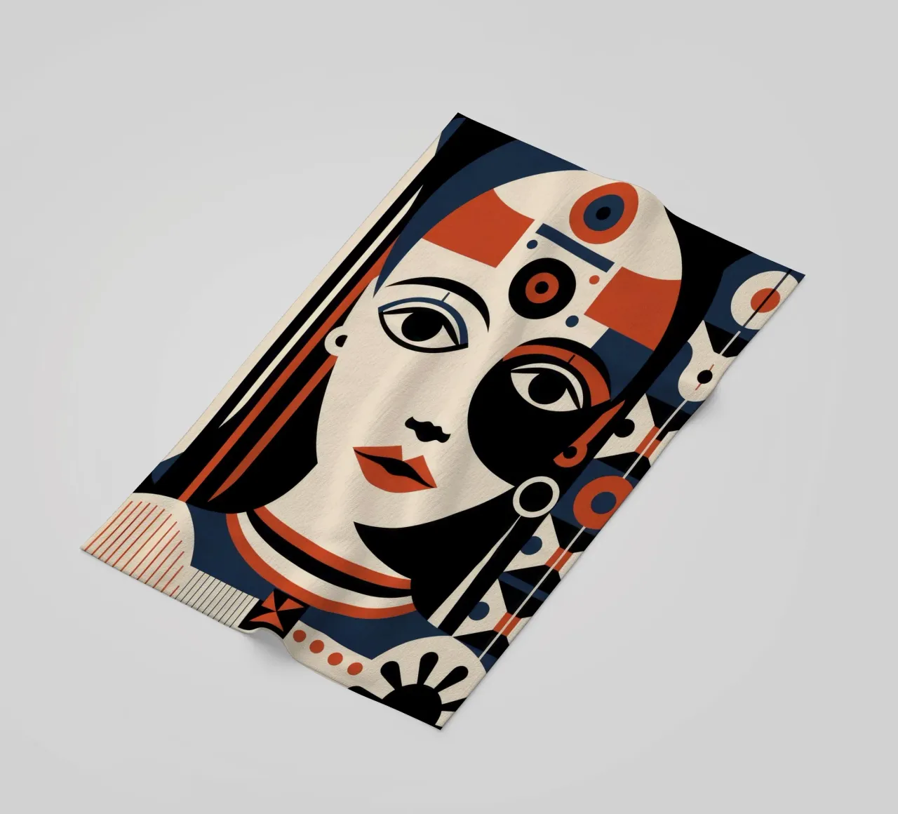 Forme della donna norvegese telo mare da Artful Muse