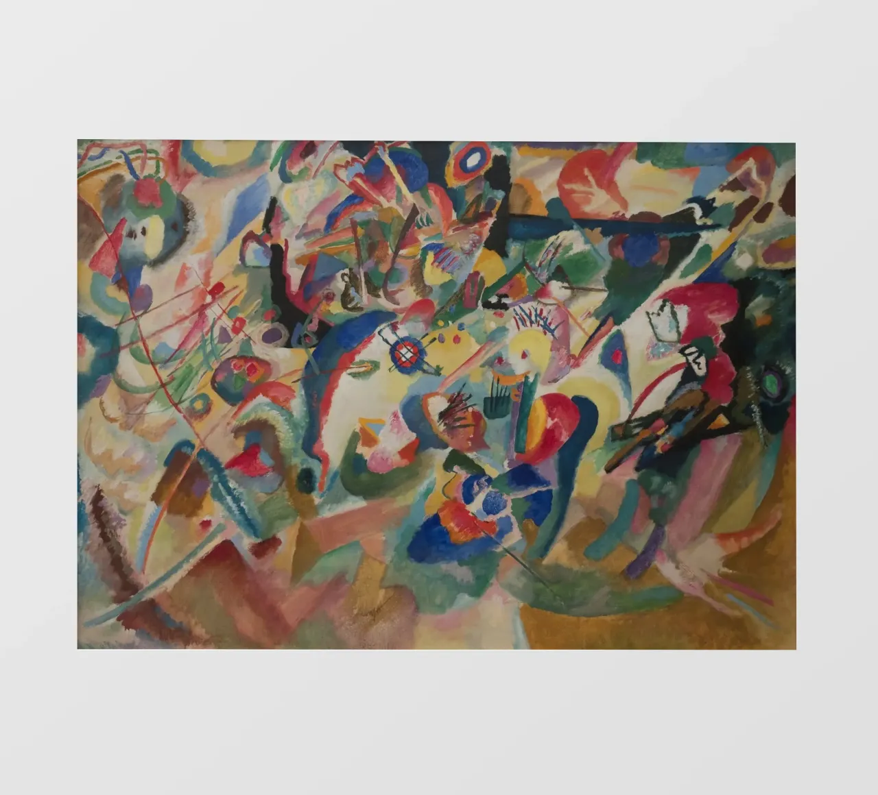 Wassily Kandinsky - Composizione VII (1913) telo in pvc da Wirla