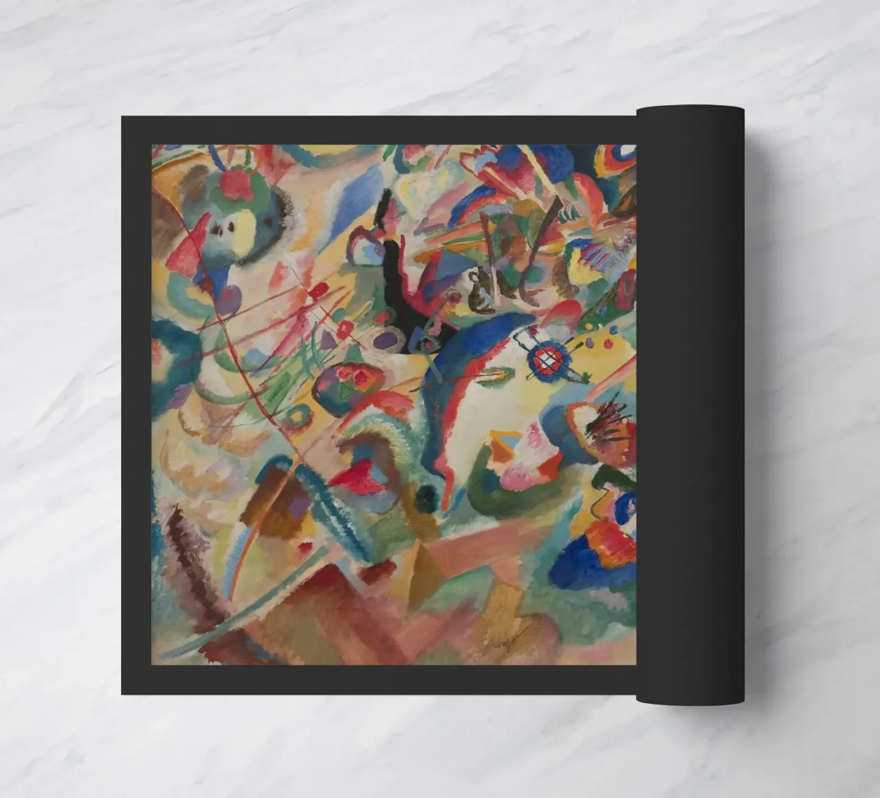 Wassily Kandinsky - Composizione VII (1913) zerbino da Wirla