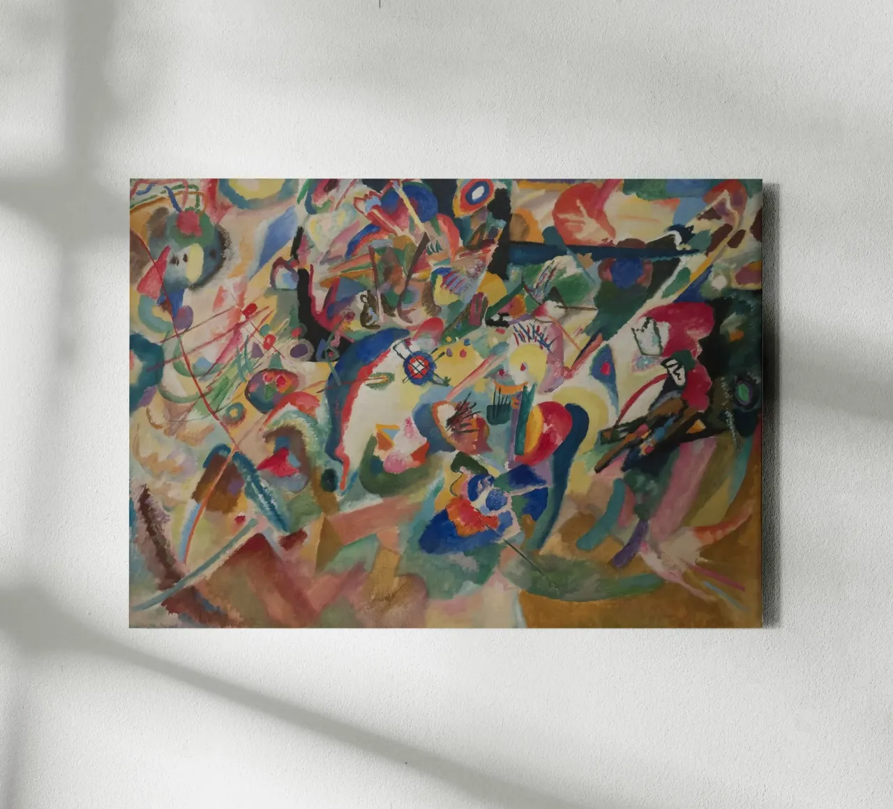 Wassily Kandinsky - Compositie VII (1913) canvas met Baklijst van Wirla