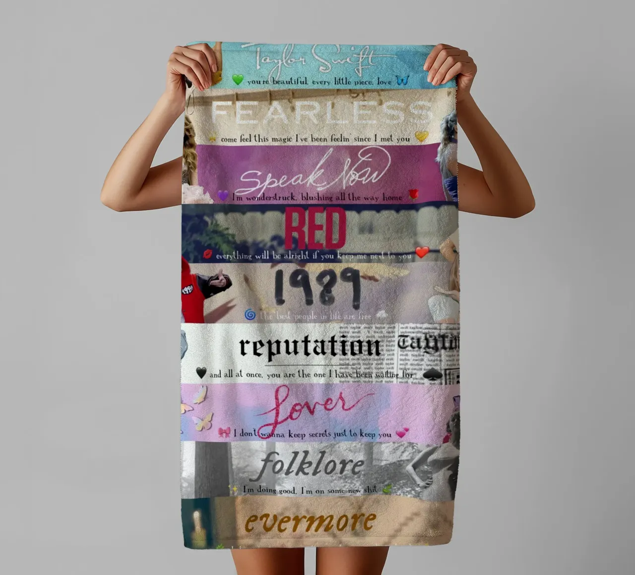 L'album collage Swift asciugamano da bagno da AARON