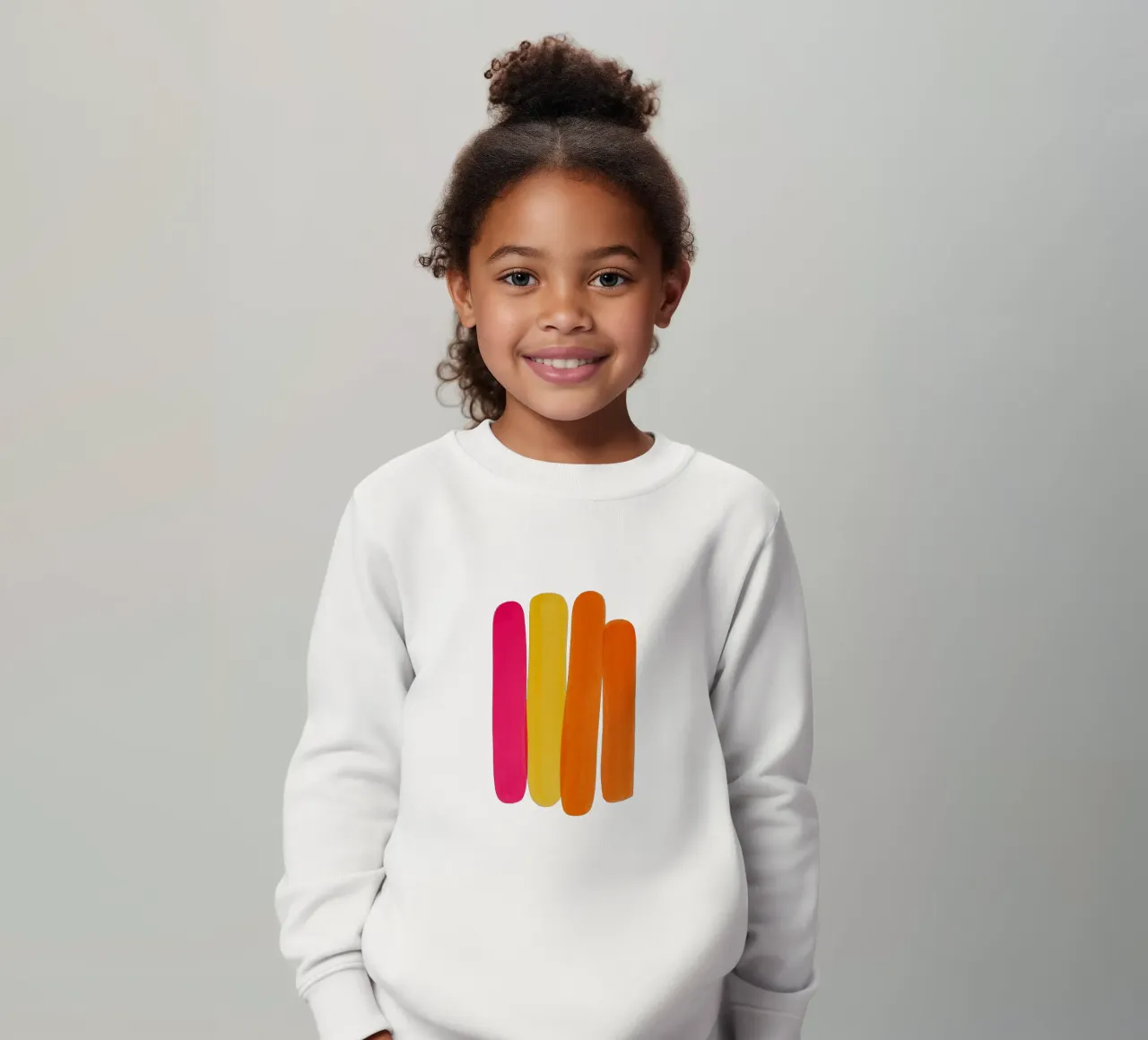 Color Bars - Flow Form Series felpa bambino da SMPLE