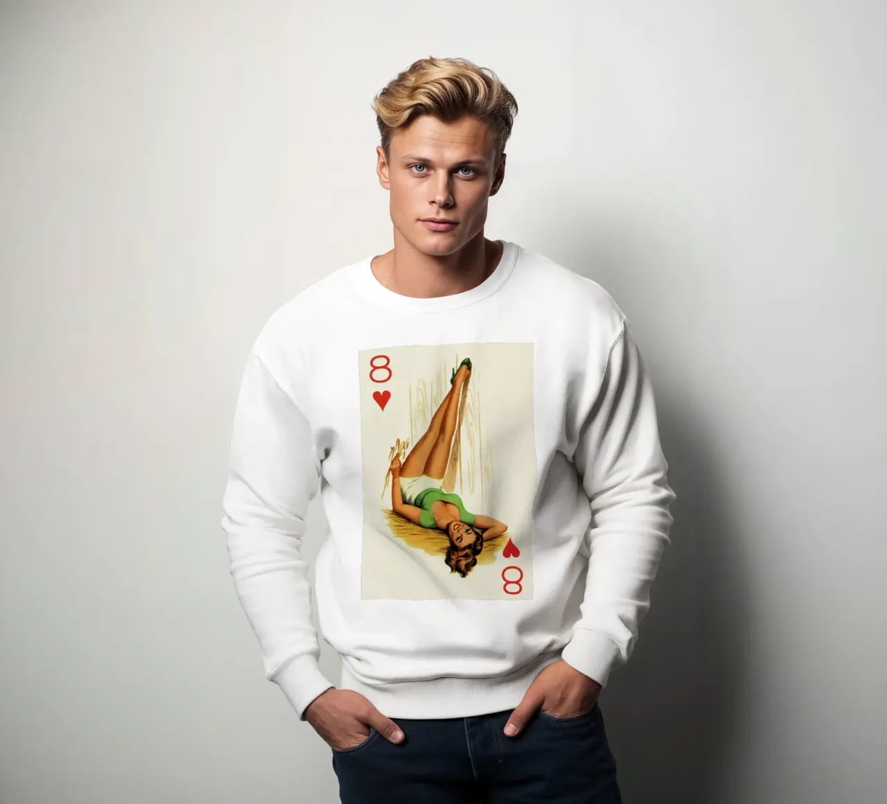 She eight my heart felpa da Hemingway Design