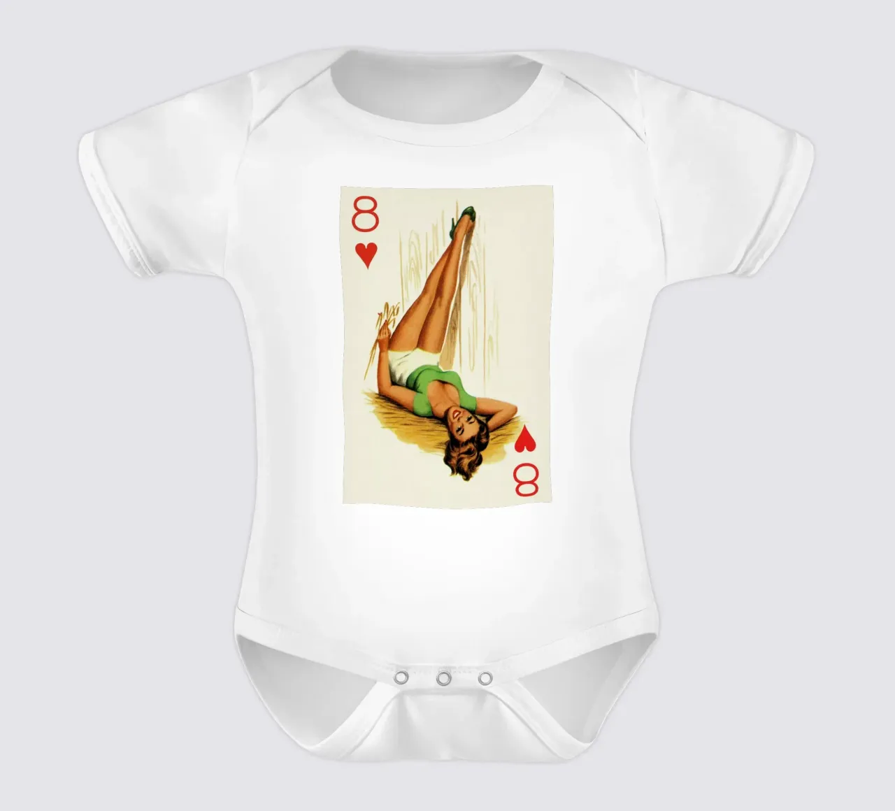 She eight my heart body neonato maniche corte da Hemingway Design