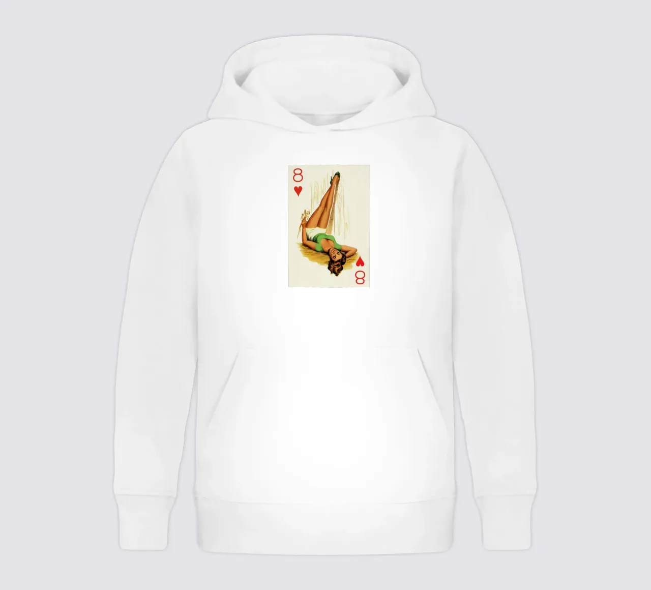 She eight my heart sudadera con capucha para niño de Hemingway Design