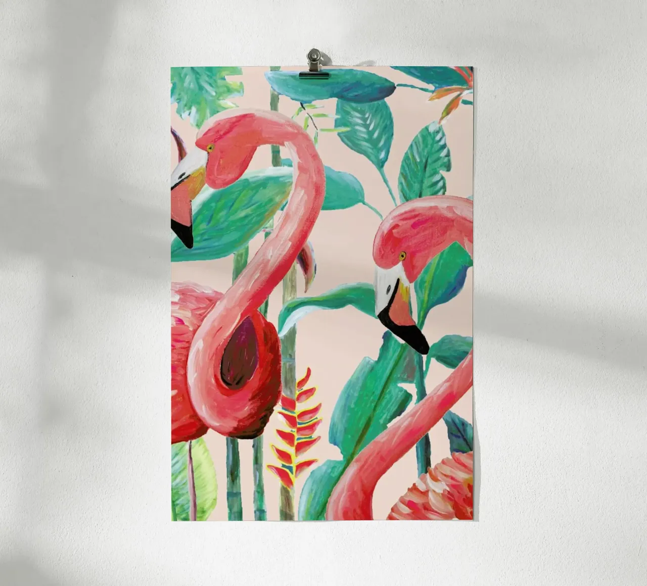 Jungle Stories Flamingo Pink carta hahnemühle da Femke Zwaan