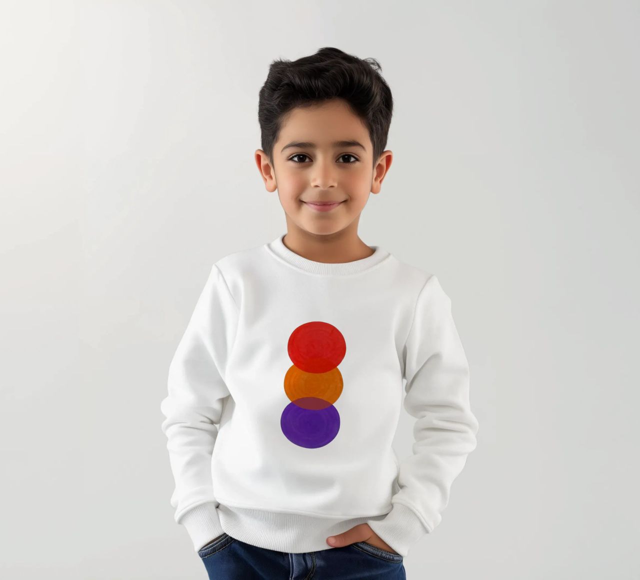 Vertical Spectrum - Flow Form Series sudadera para niño de SMPLE