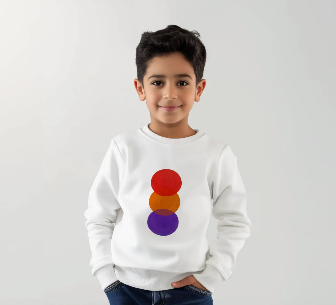 Vertical Spectrum - Flow Form Series sweat enfant de SMPLE
