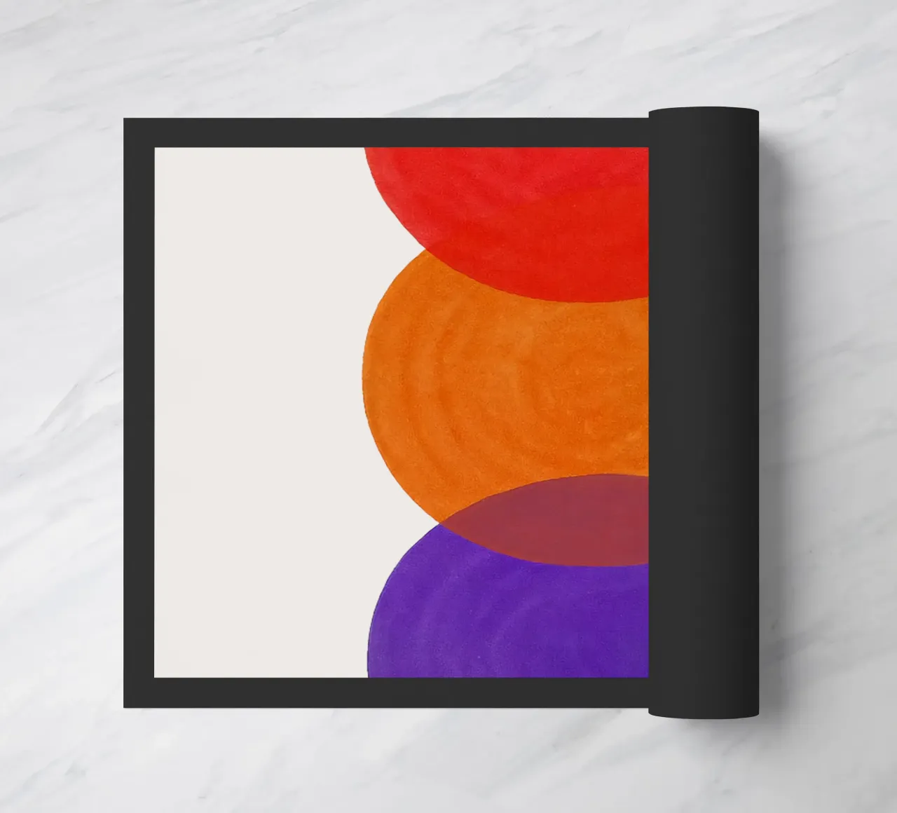 Vertical Spectrum - Flow Form Series Fußmatte von SMPLE