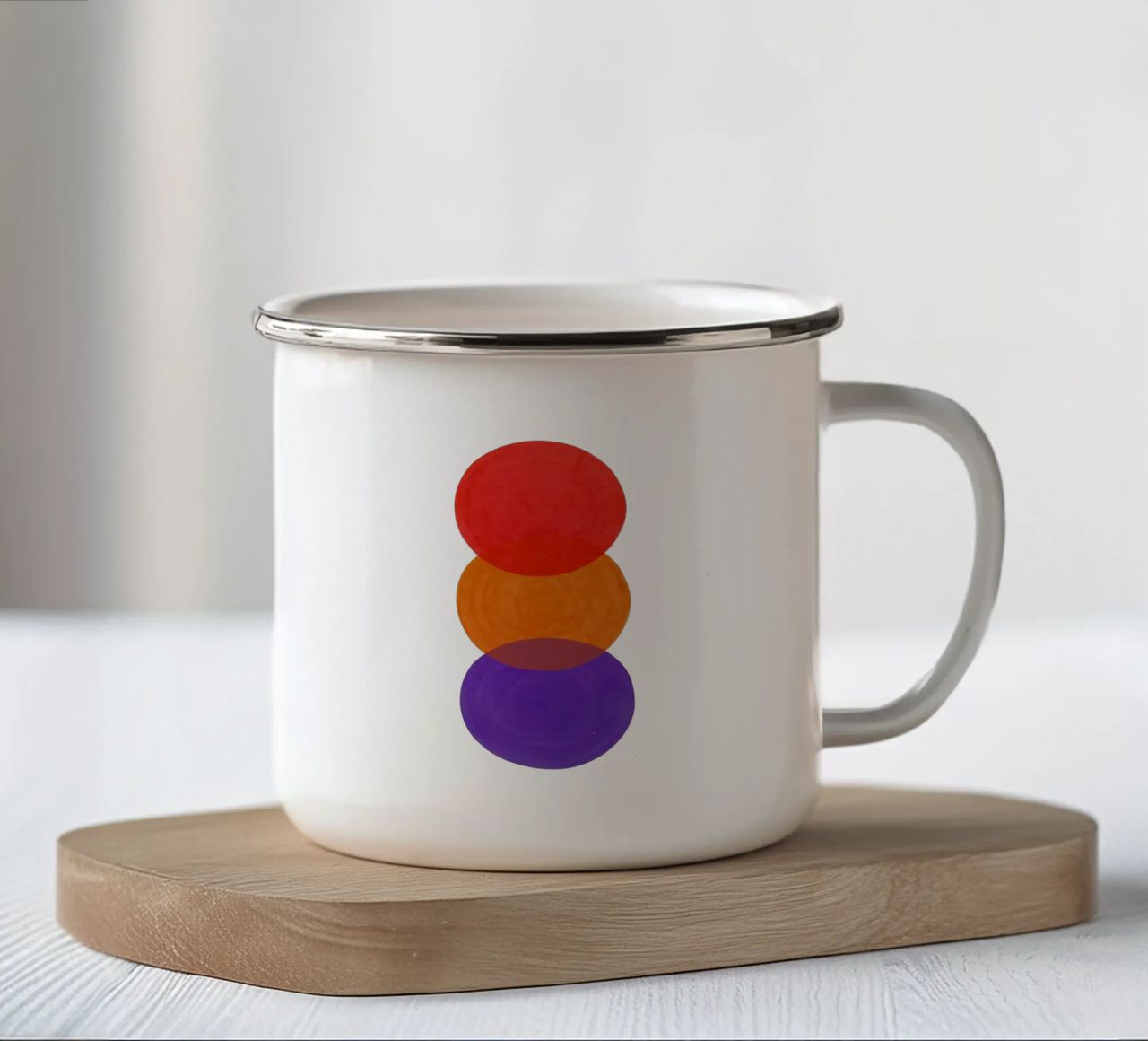 Vertical Spectrum - Flow Form Series tazza in smalto da SMPLE