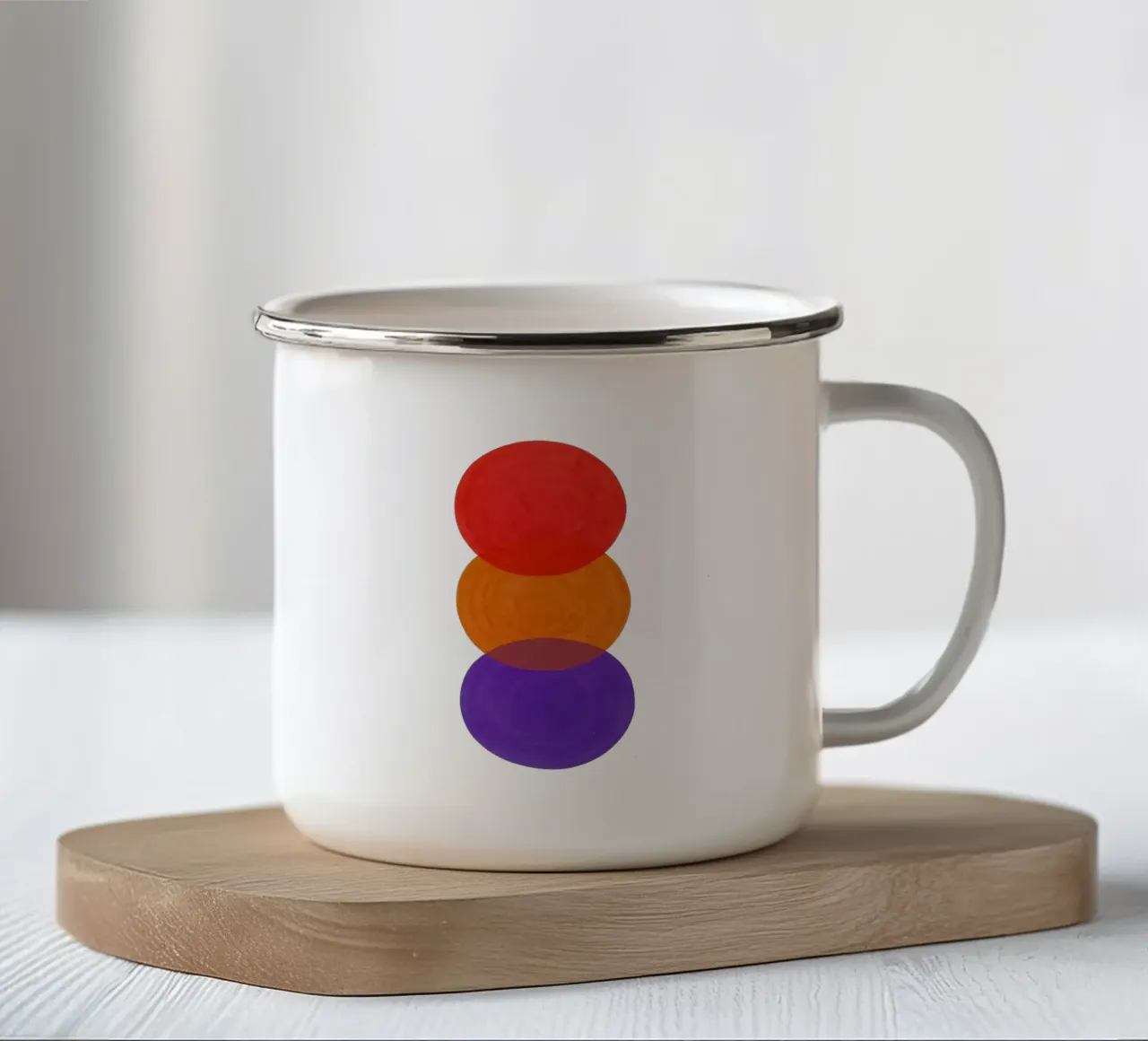 Vertical Spectrum - Flow Form Series mug en émail de SMPLE
