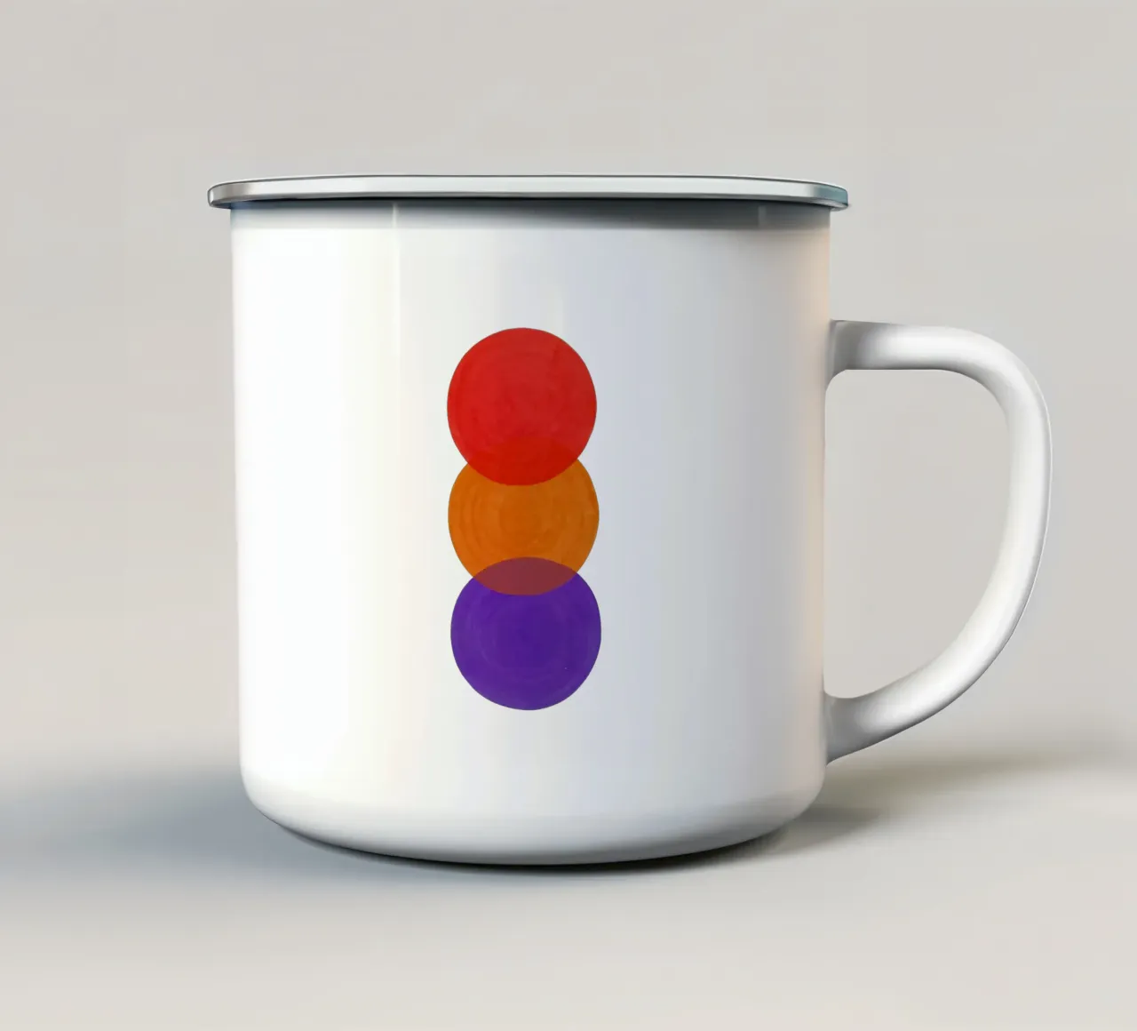 Vertical Spectrum - Flow Form Series mug en émail de SMPLE