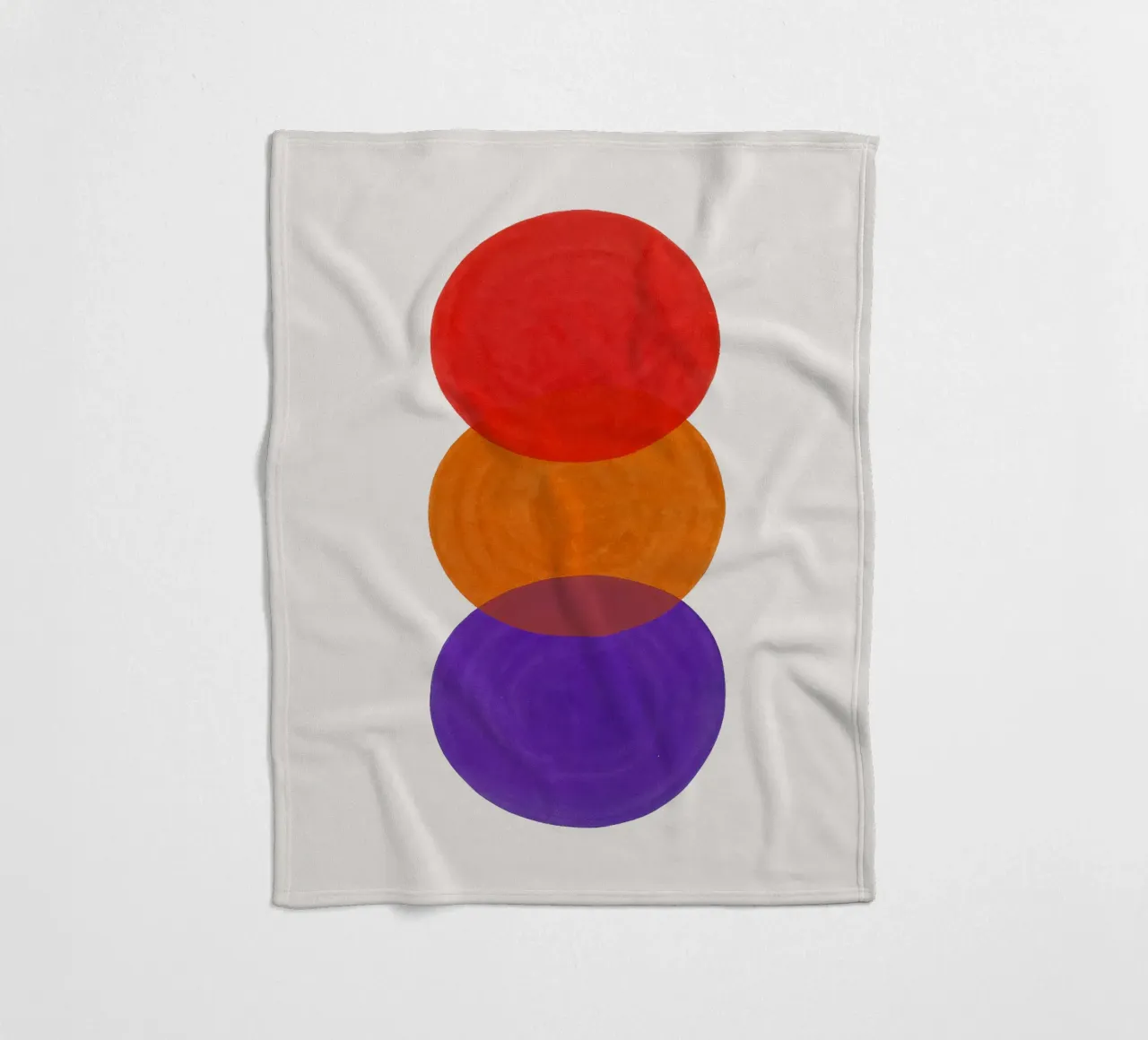Vertical Spectrum - Flow Form Series Fleecedecke von SMPLE