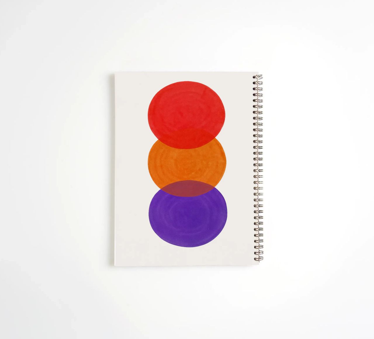 Vertical Spectrum - Flow Form Series spiral notebook by SMPLE