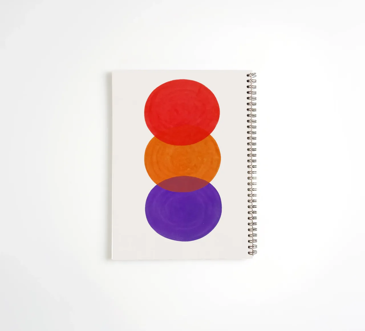 Vertical Spectrum - Flow Form Series spiral notebook by SMPLE