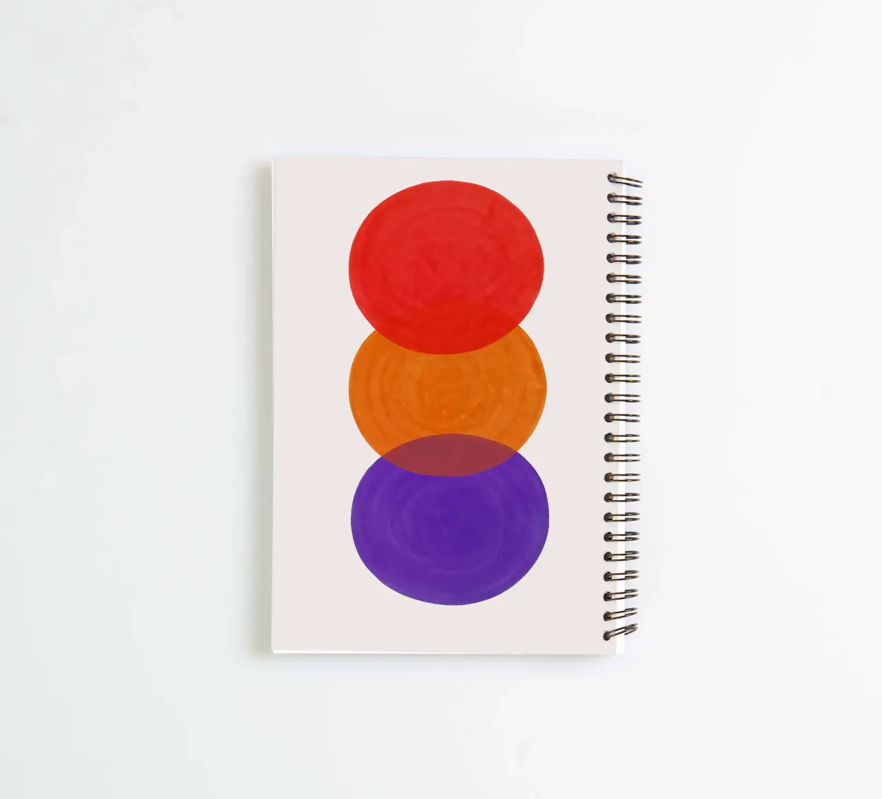 Vertical Spectrum - Flow Form Series spiral notebook by SMPLE