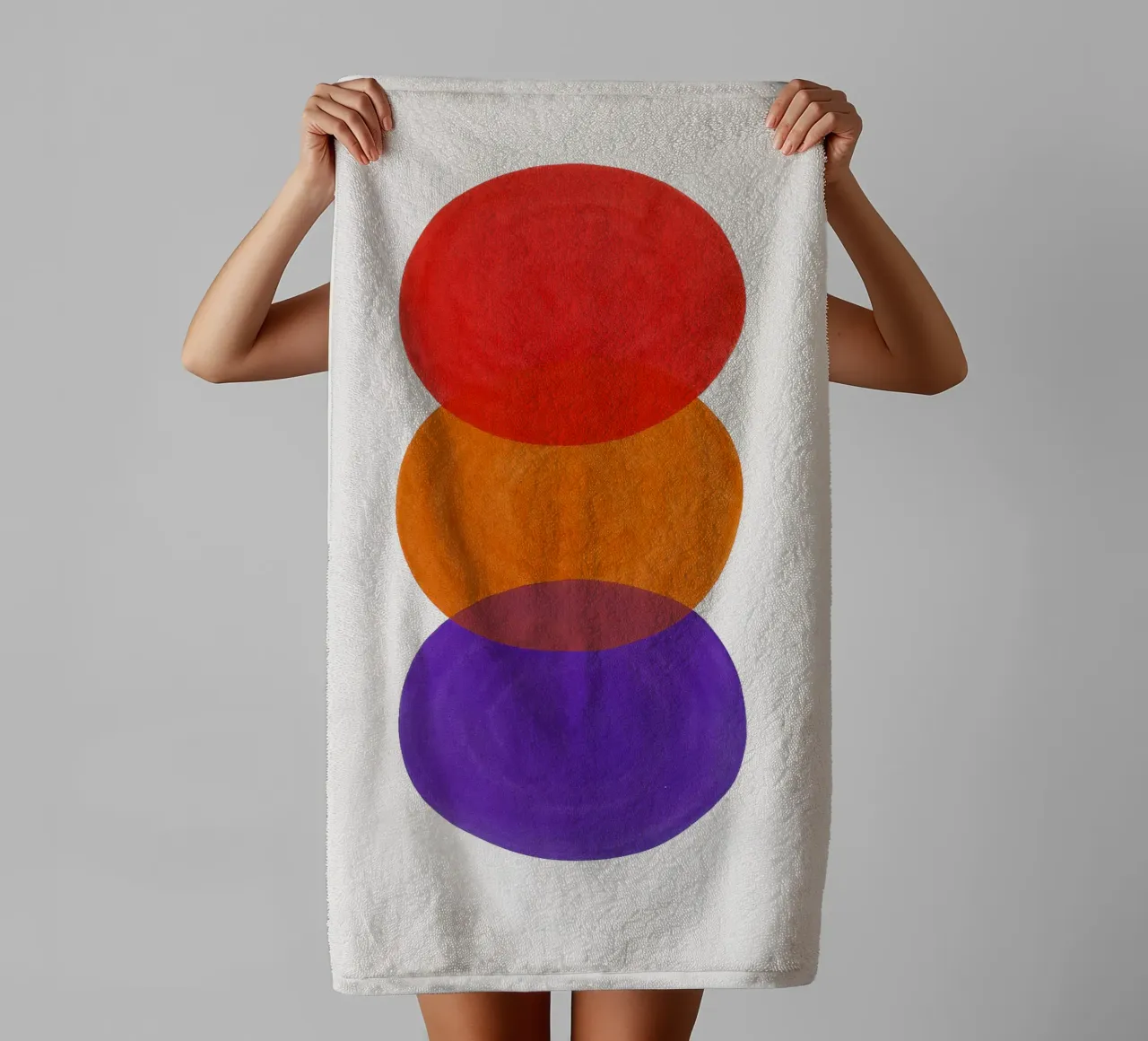 Vertical Spectrum - Flow Form Series towel by SMPLE
