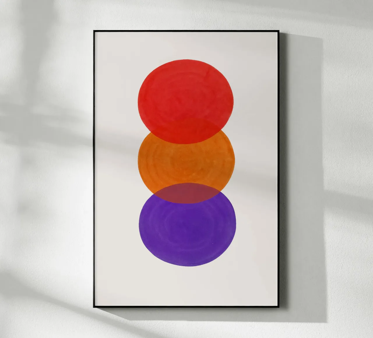 Vertical Spectrum - Flow Form Series Acryl-Glas von SMPLE