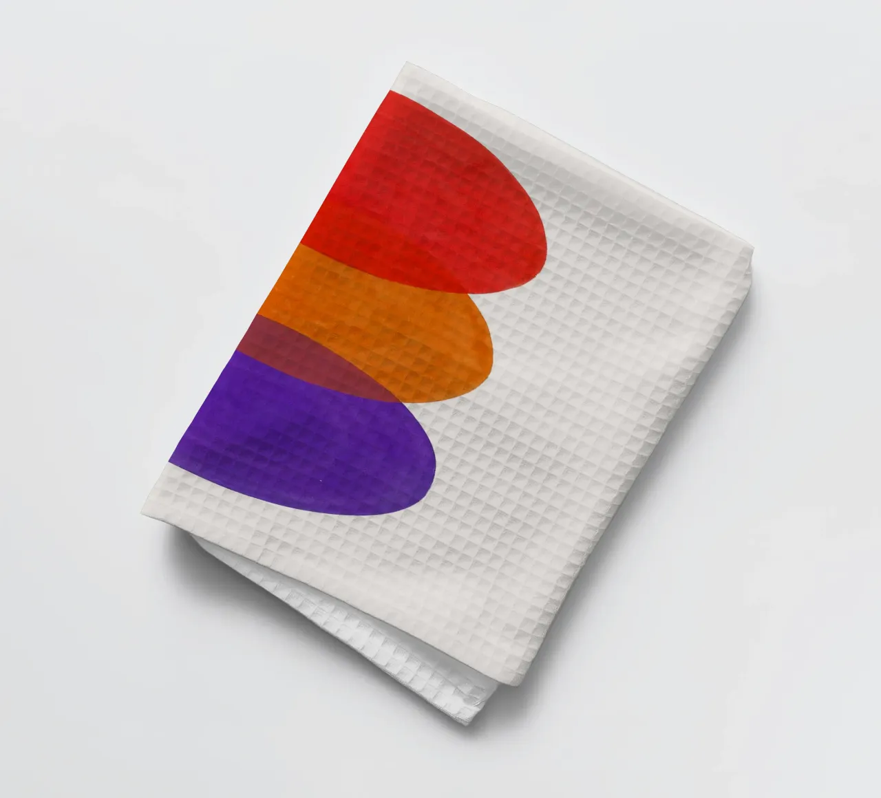 Vertical Spectrum - Flow Form Series tea towel by SMPLE