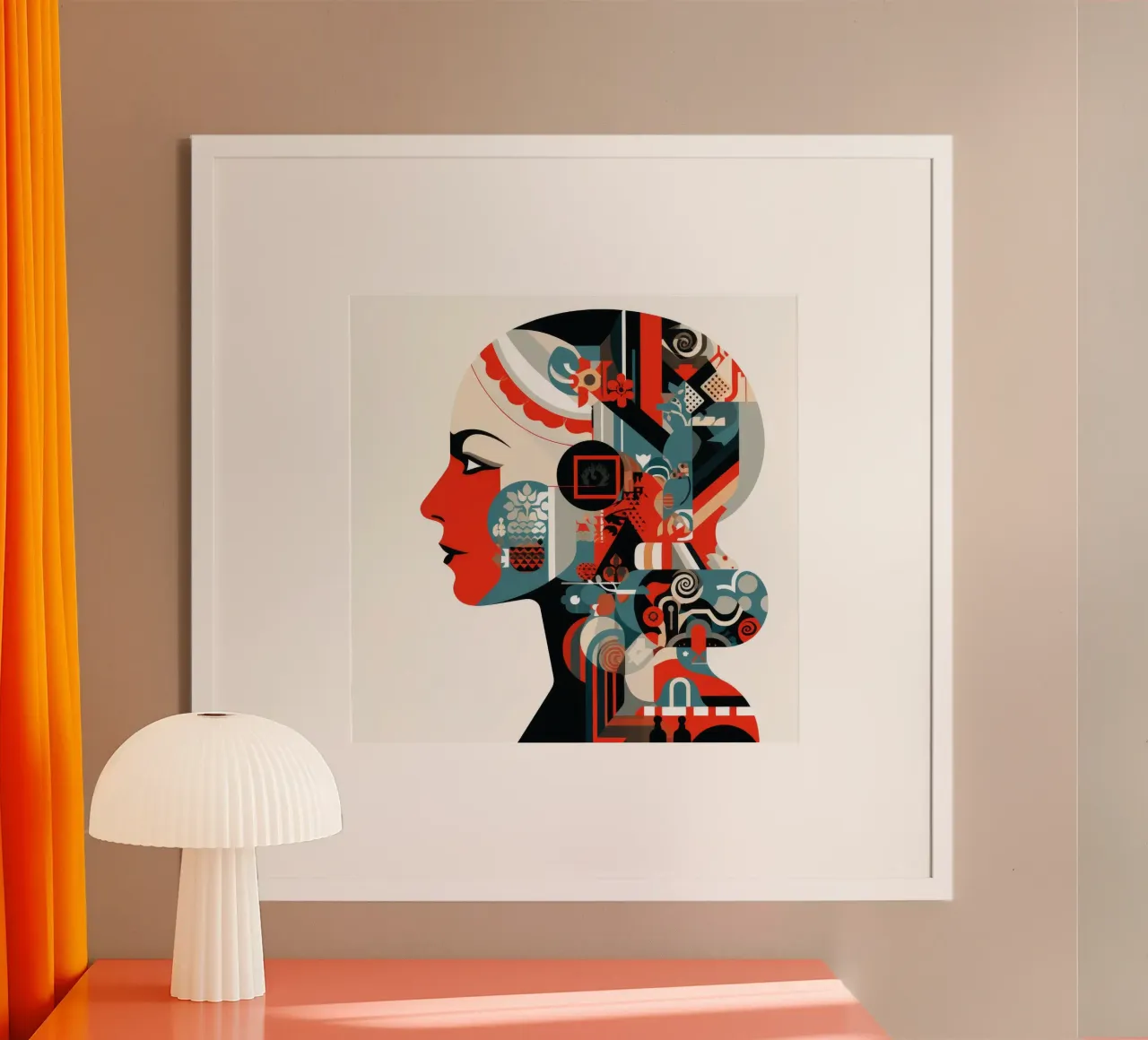Forme della donna norvegese carta hahnemühle da Artful Muse