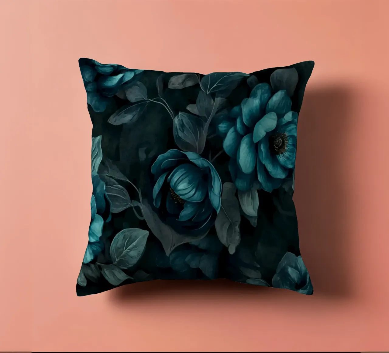 Barocco Eleganza lunatica Serenità dei fiori d'alzavola cuscino da Andrea Haase Floral Passion
