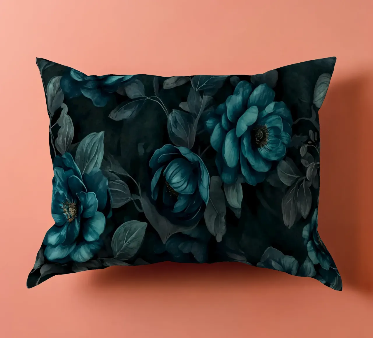 Barocco Eleganza lunatica Serenità dei fiori d'alzavola cuscino da Andrea Haase Floral Passion