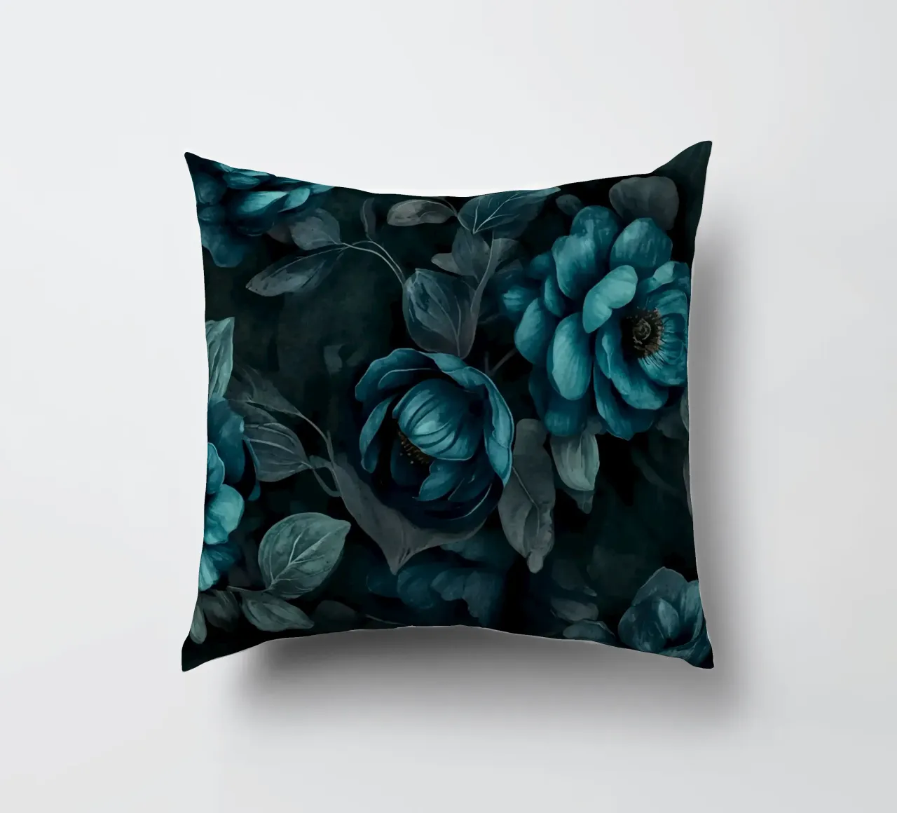 Barocco Eleganza lunatica Serenità dei fiori d'alzavola cuscino da Andrea Haase Floral Passion