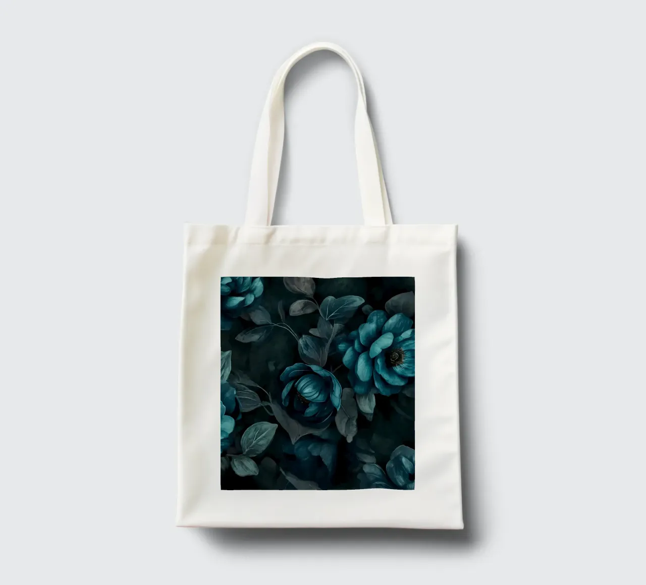 Barocco Eleganza lunatica Serenità dei fiori d'alzavola borsa in juta da Andrea Haase Floral Passion
