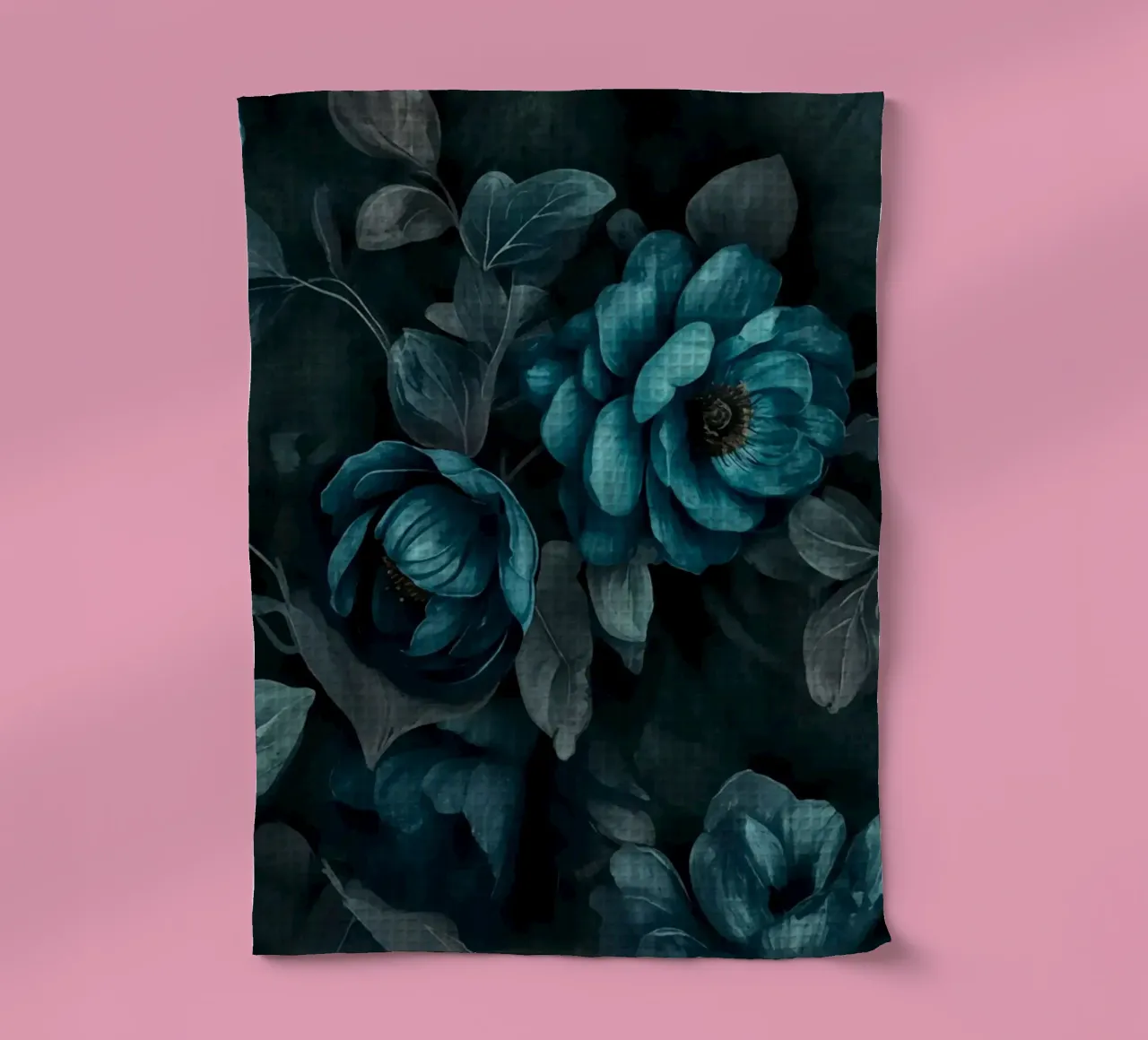 Barocco Eleganza lunatica Serenità dei fiori d'alzavola canovaccio da cucina da Andrea Haase Floral Passion