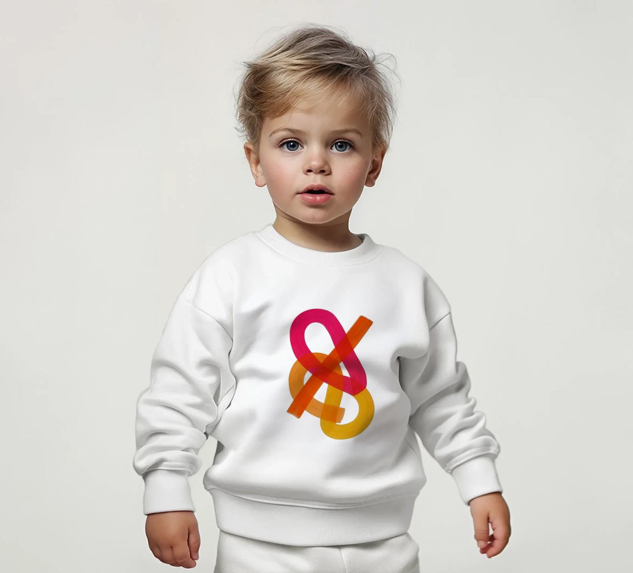 Color Twist - Serie Flow Form felpa neonato da SMPLE