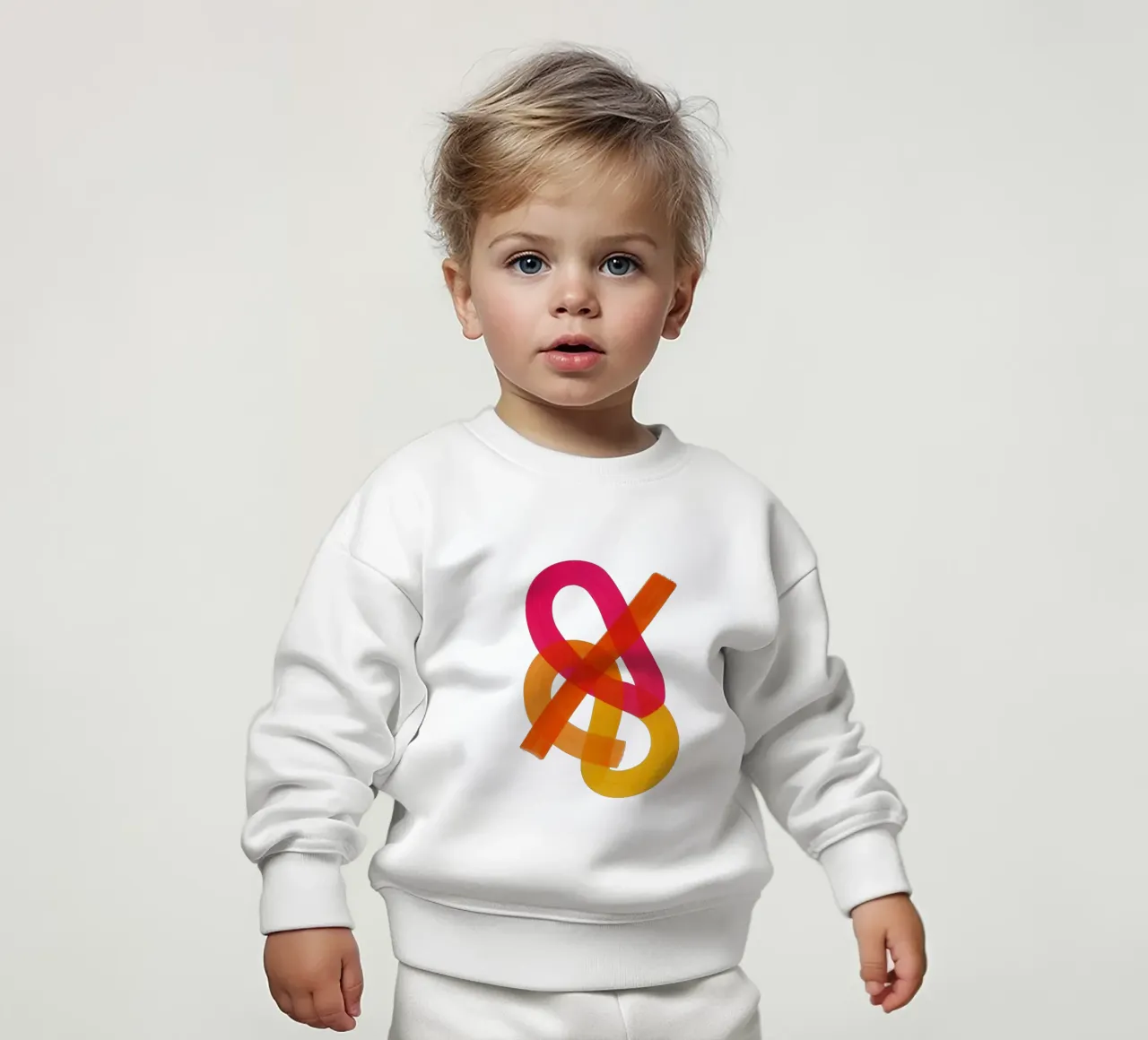 Color Twist - Flow Form Series baby sweatshirt by SMPLE