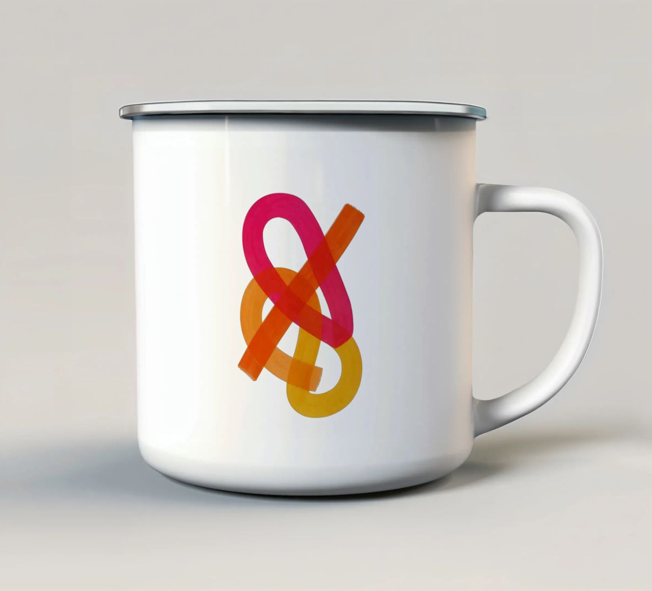 Color Twist - Serie Flow Form tazza in smalto da SMPLE