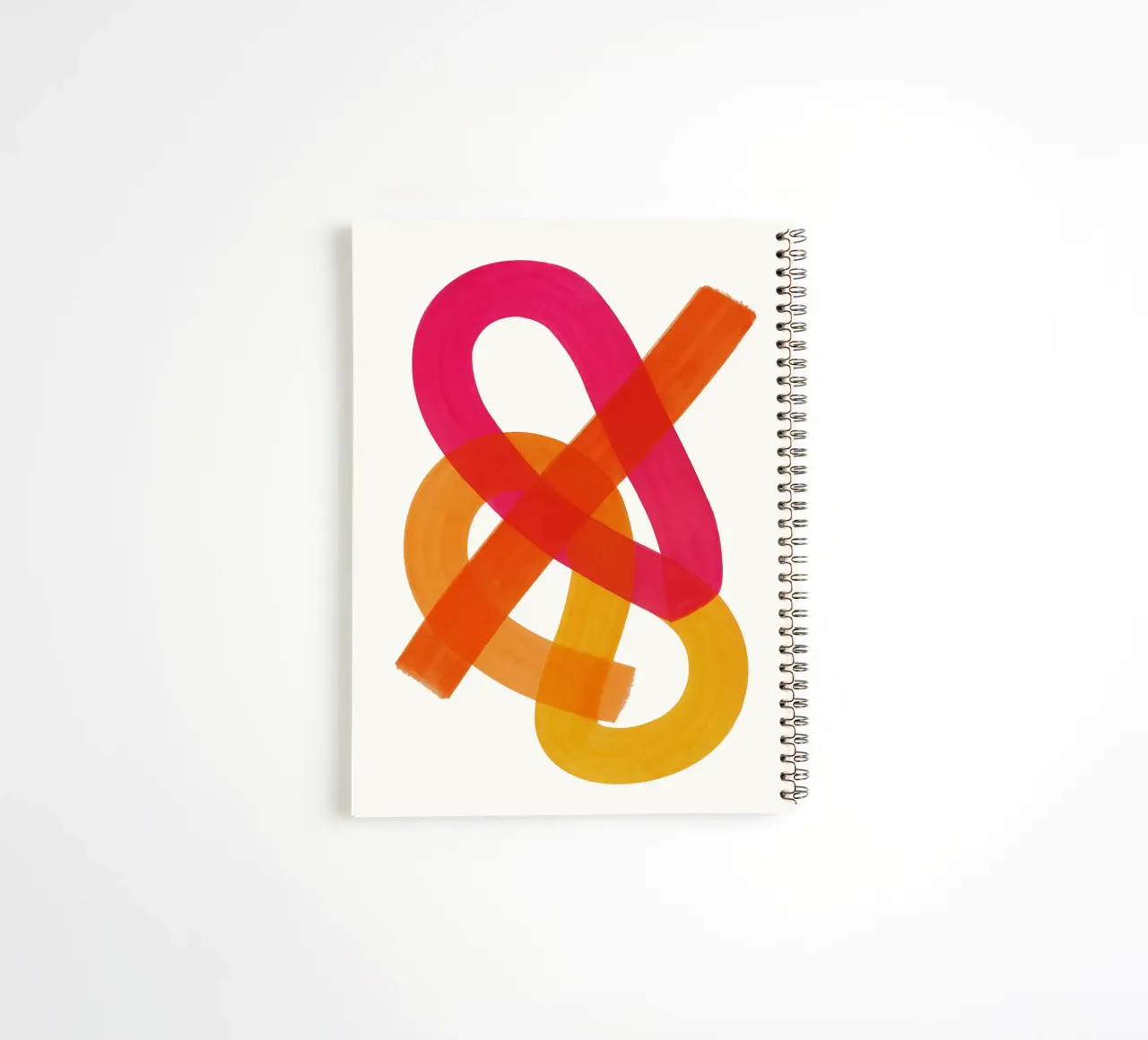 Color Twist - Flow Form Series spiral notebook by SMPLE