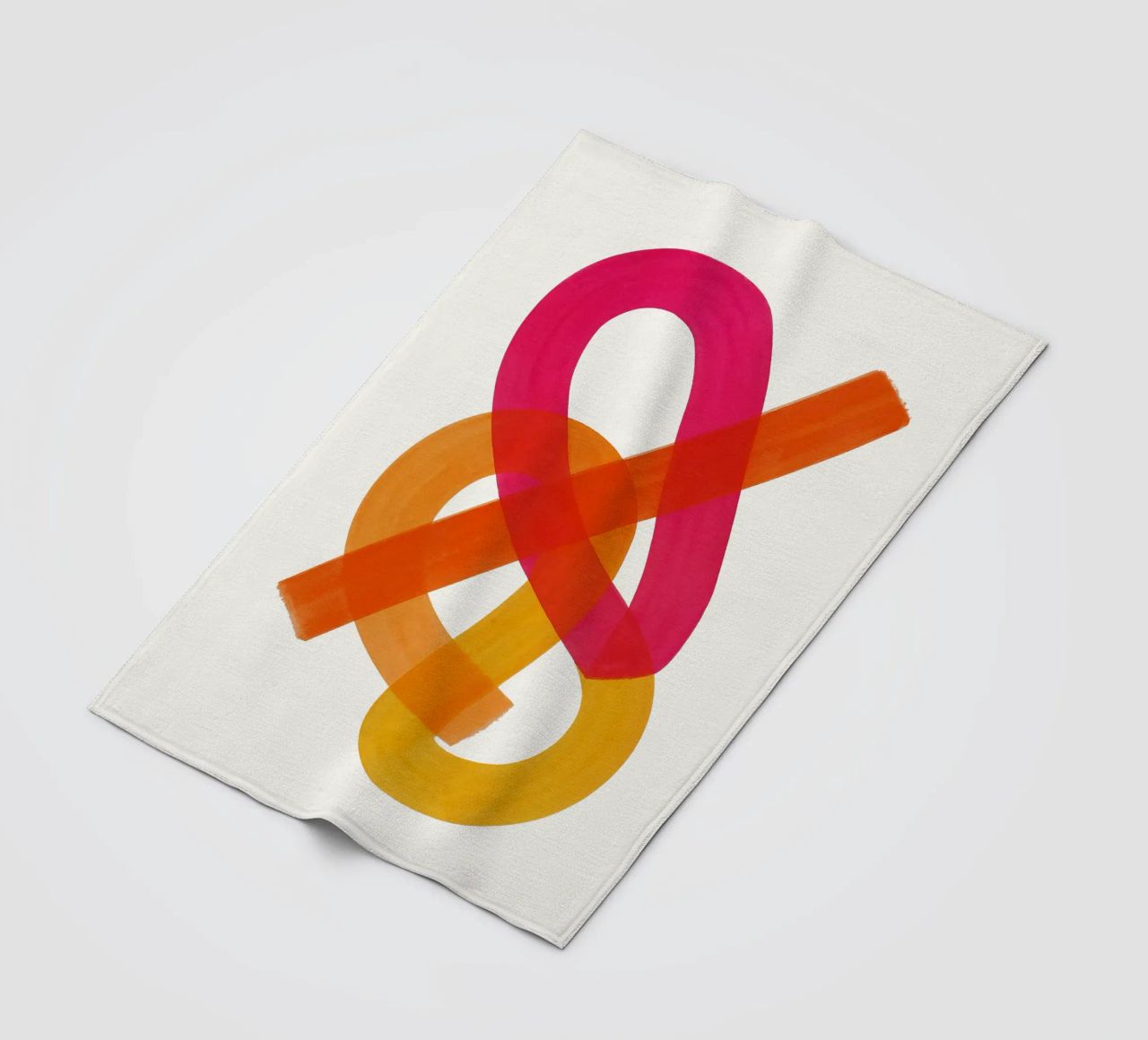 Color Twist - Serie Flow Form coperta in pile da SMPLE