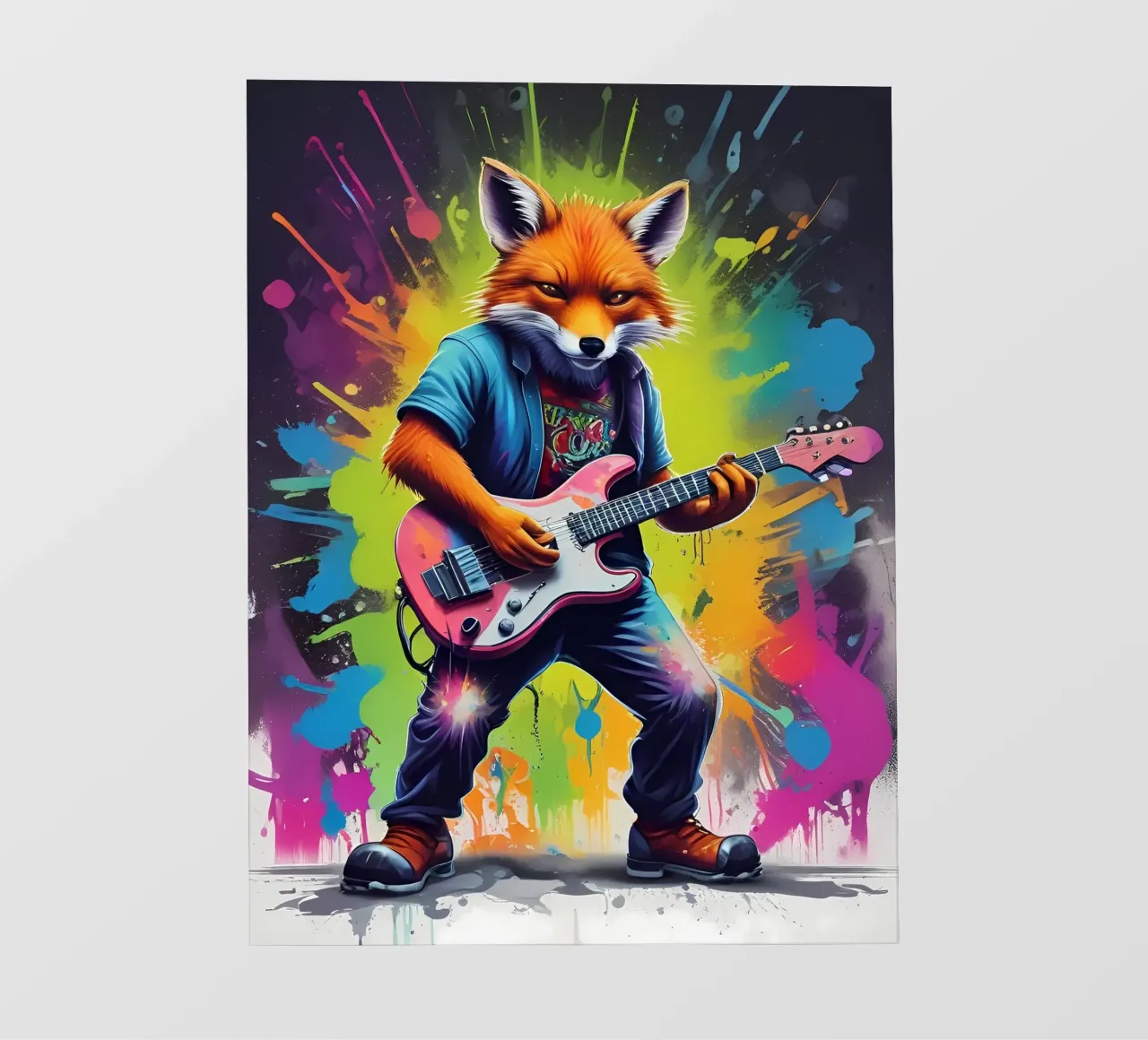 Foxy Solo guitar pellicola backlit da MakArena