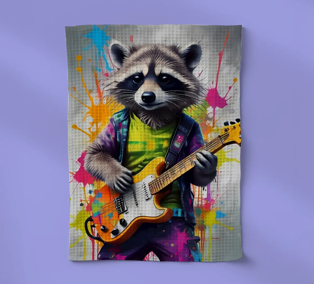 Rockcoon Vibes torchon de MakArena