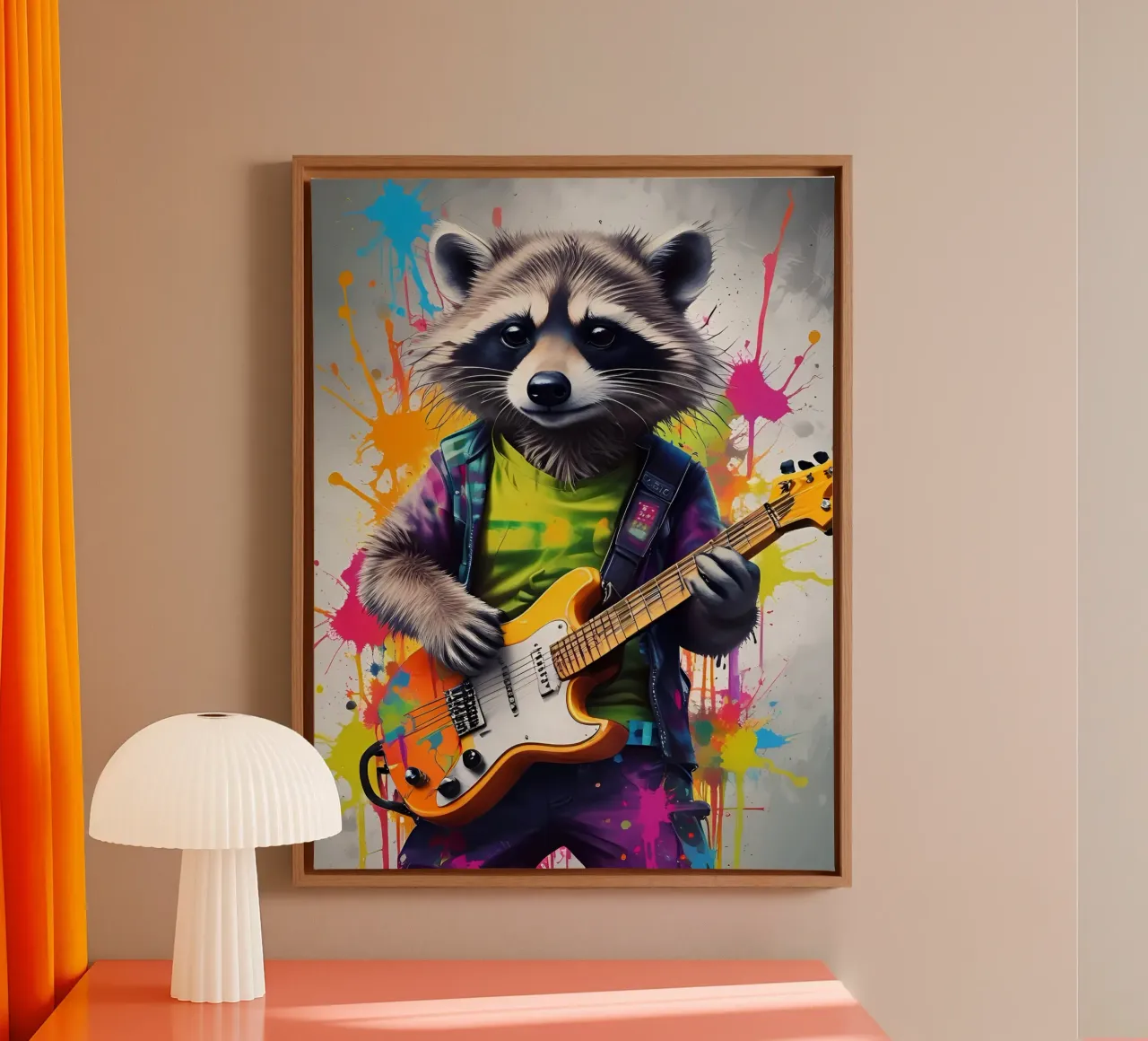 Rockcoon-Vibes Leinwand von MakArena