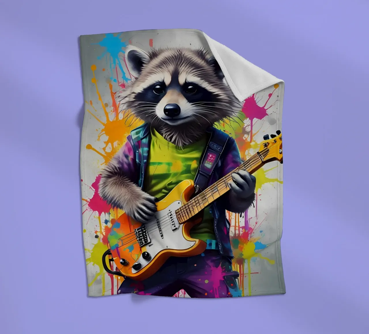 Rockcoon Vibes plaid polaire de MakArena