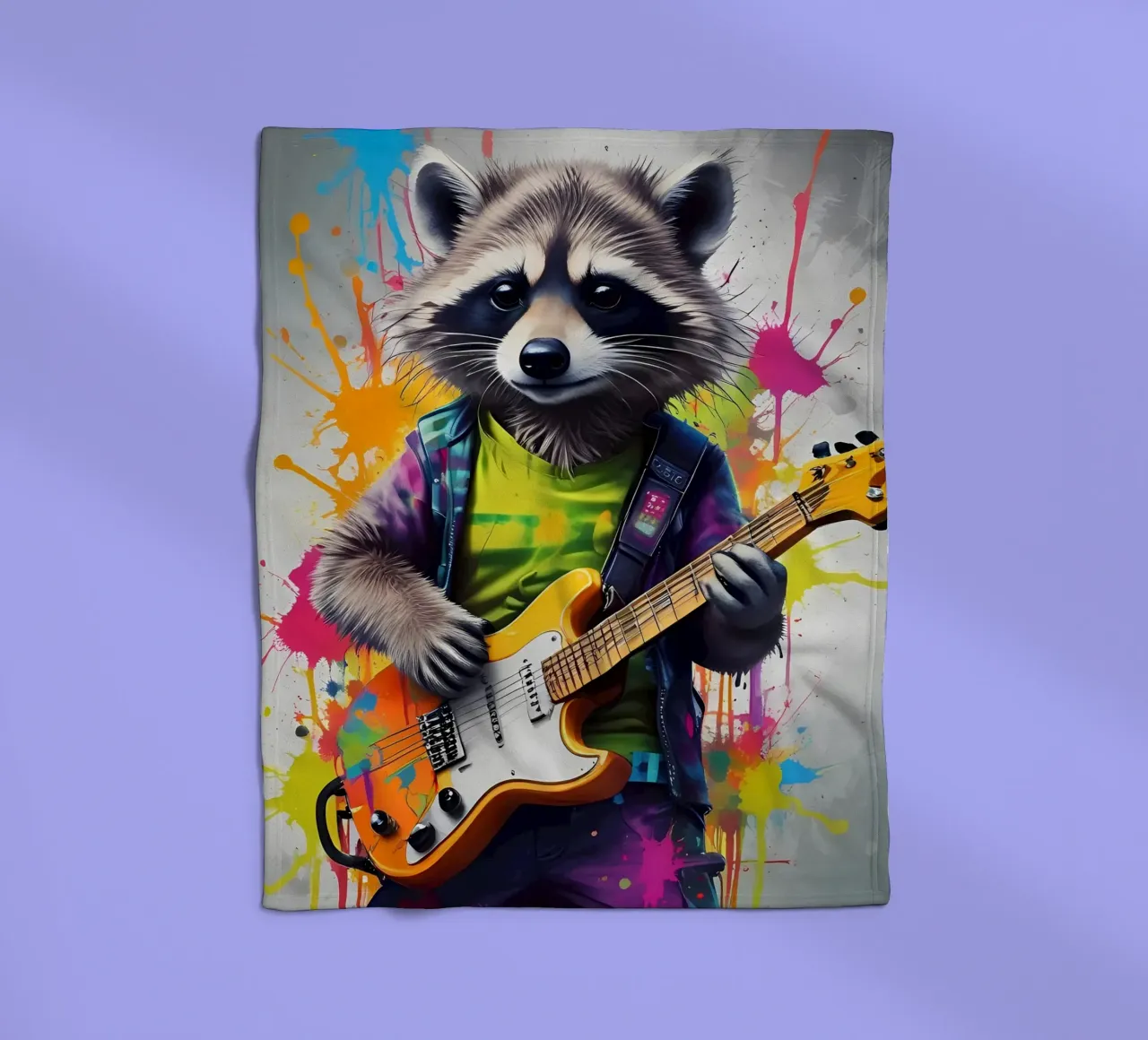 Rockcoon Vibes plaid polaire de MakArena