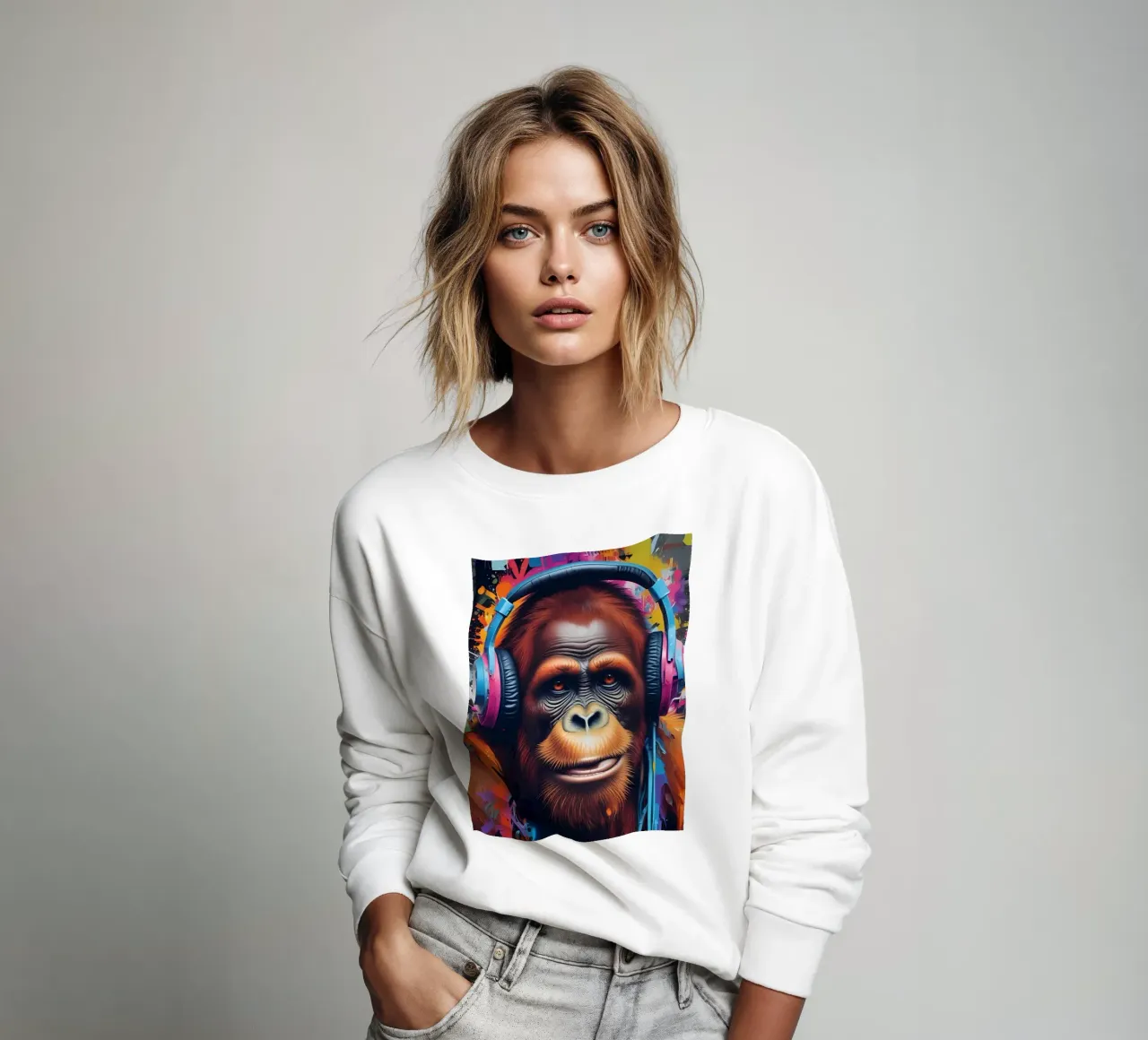 Groovy Orangután sudadera de MakArena