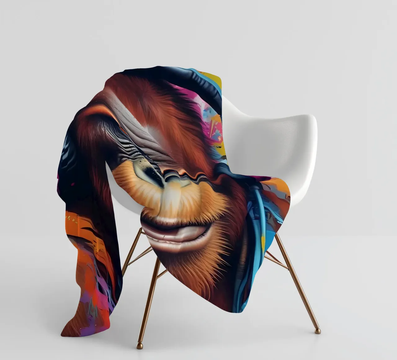 Orangutan Groovy coperta in pile da MakArena