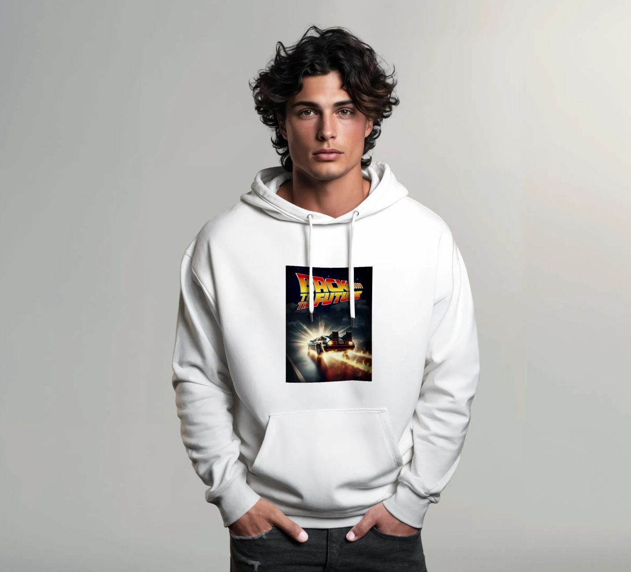 ritorno al futuro felpa con cappuccio da The Movie Wall