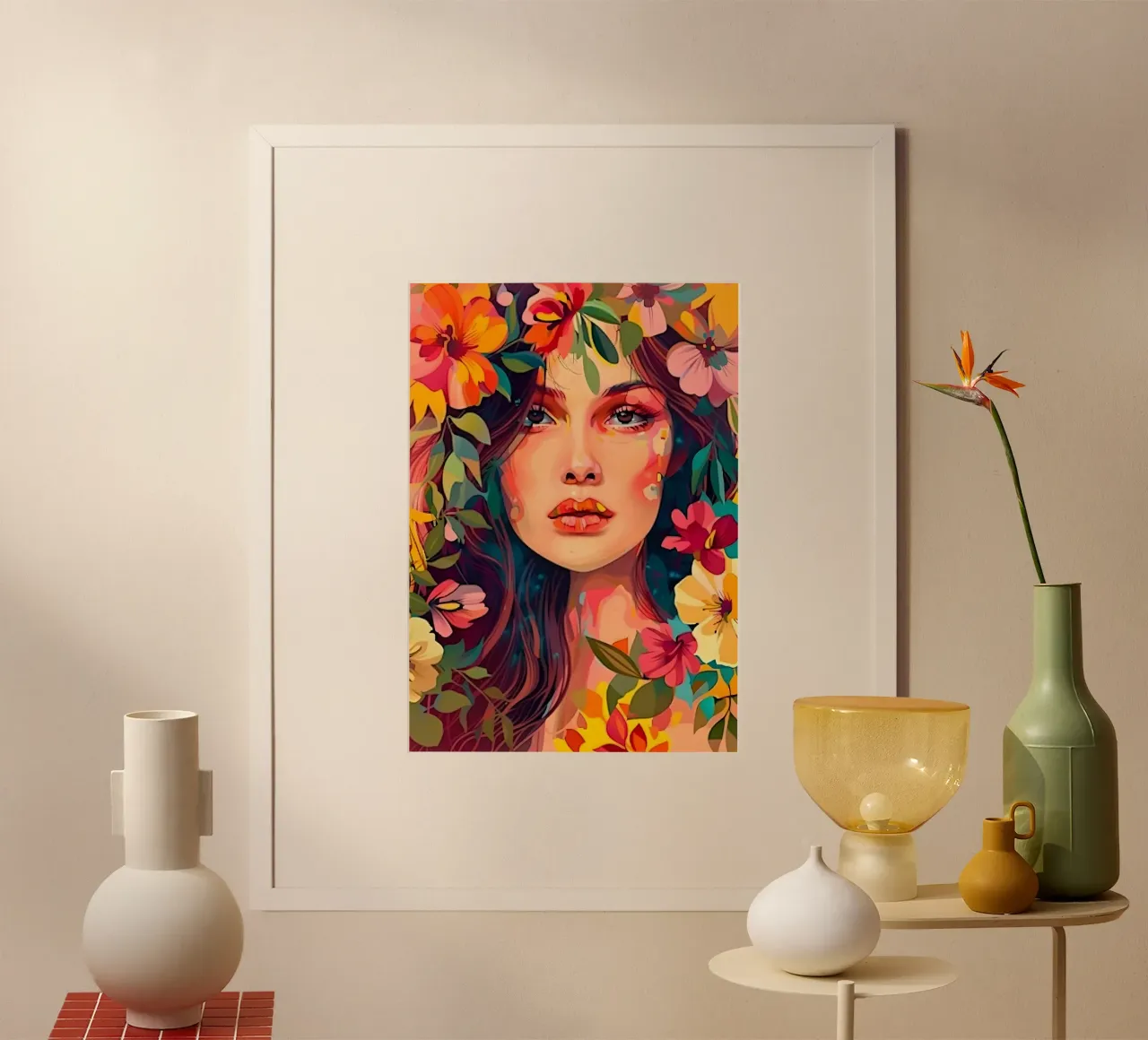 Flower Girl Portrait hahnemühle by Artful Muse