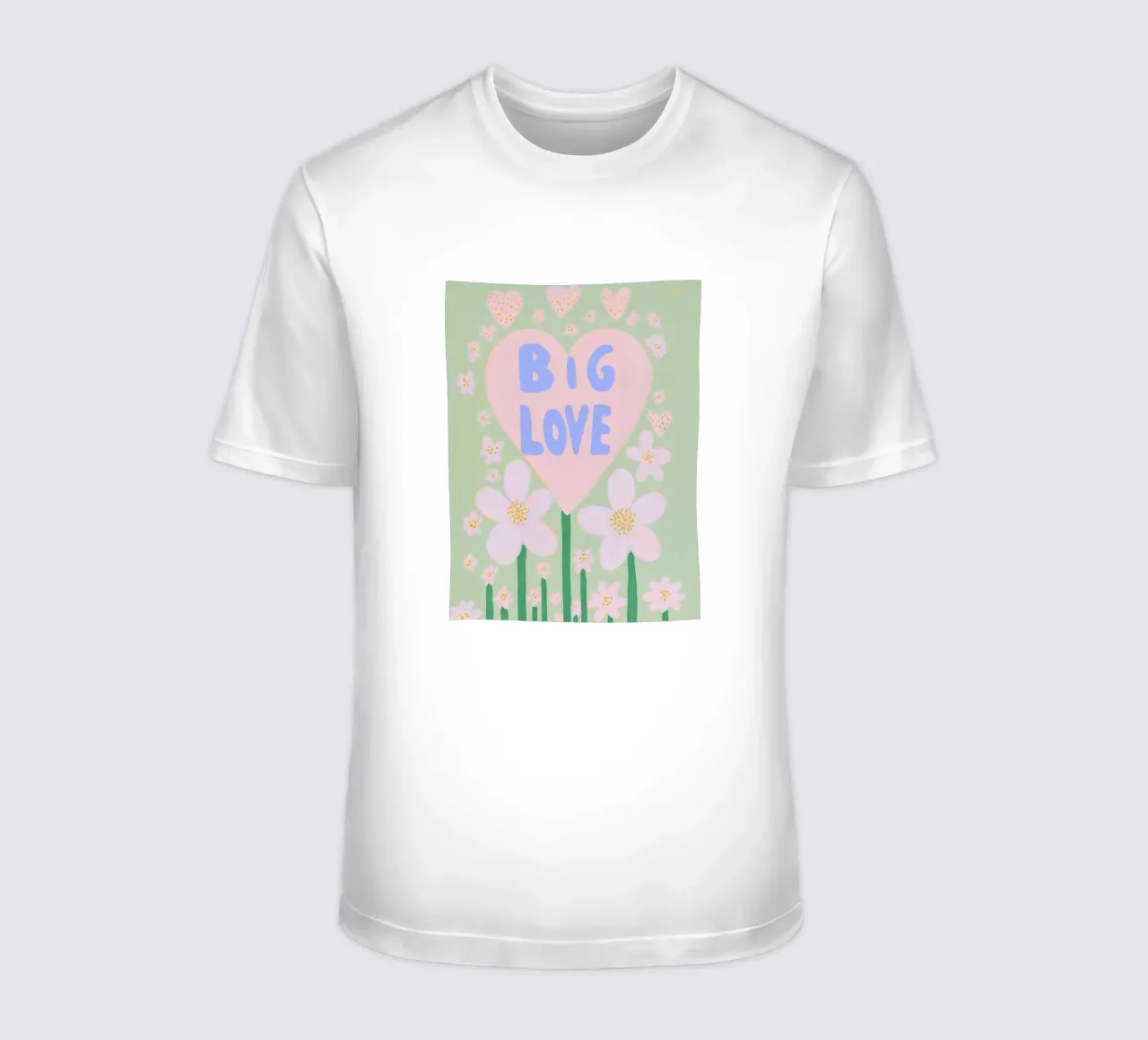 Grande amore per i fiori t-shirt da Carinaprint