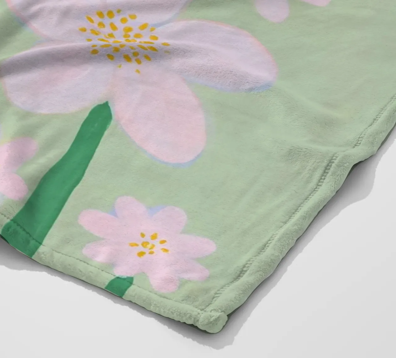 Grande amore per i fiori coperta in pile da Carinaprint